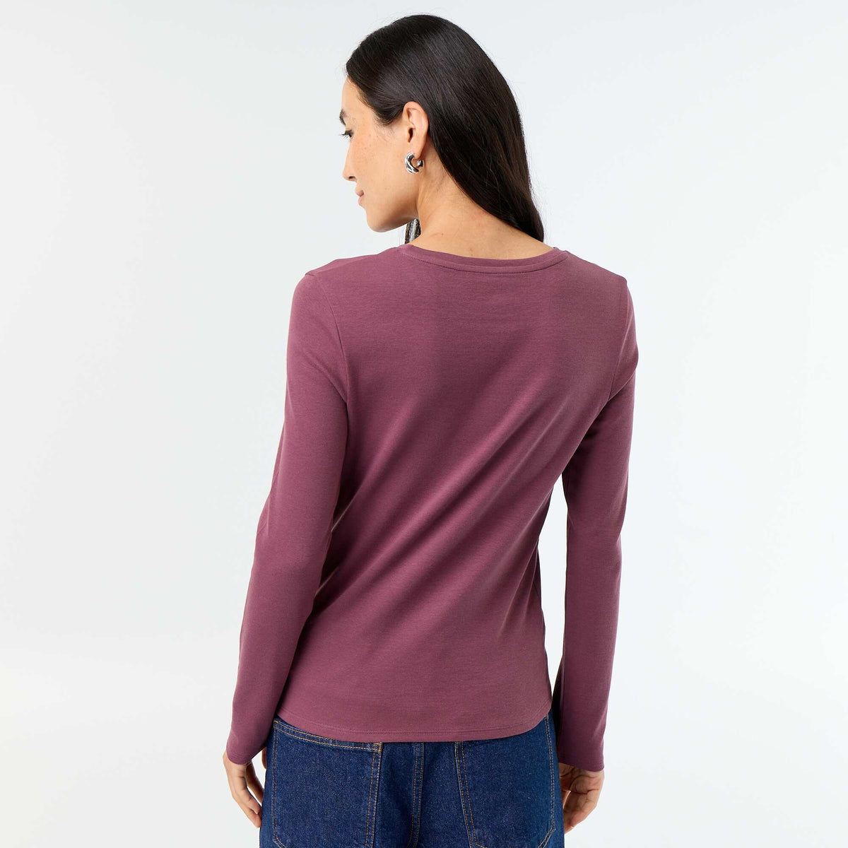 T-shirt à manches longues VIOLET