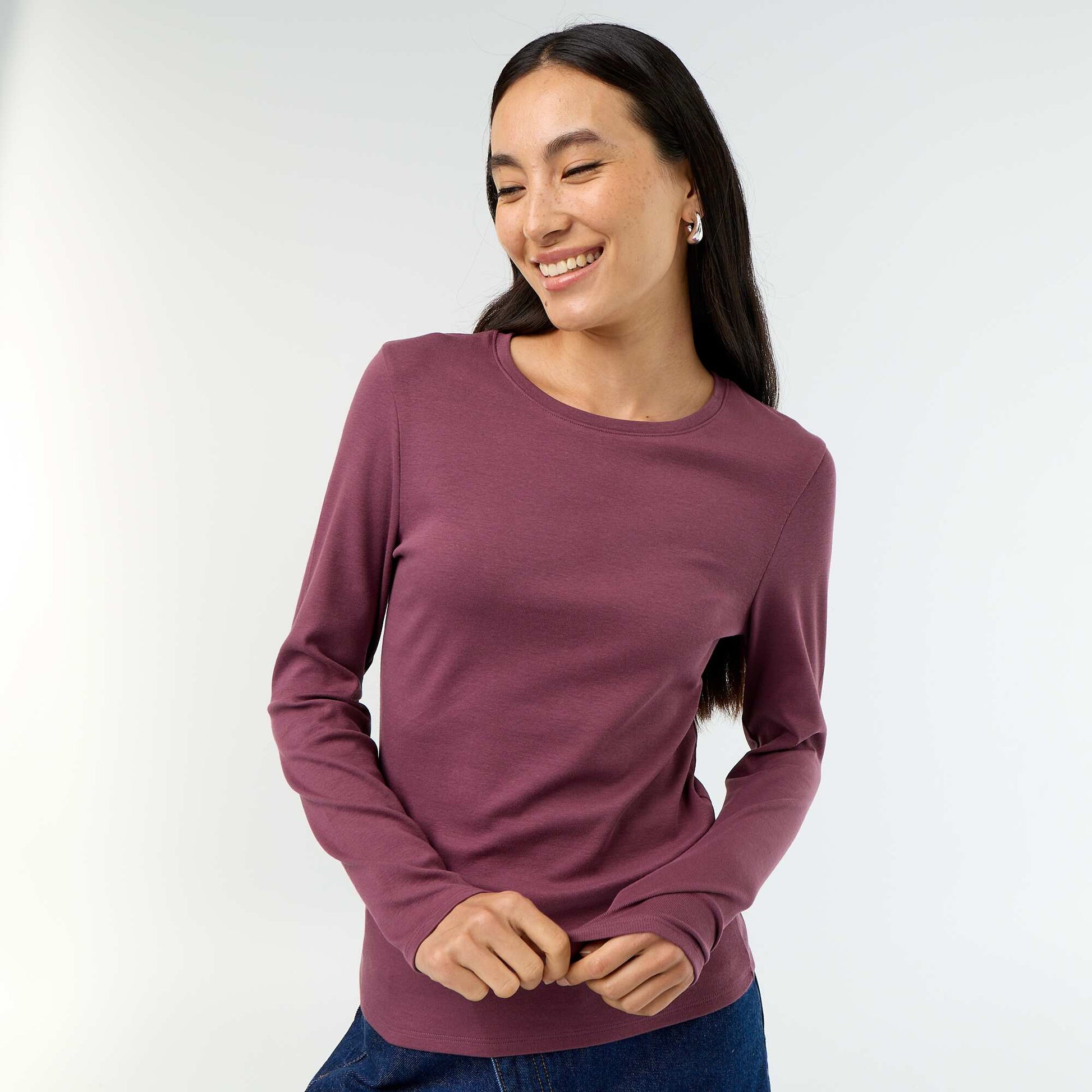 T-shirt à manches longues VIOLET