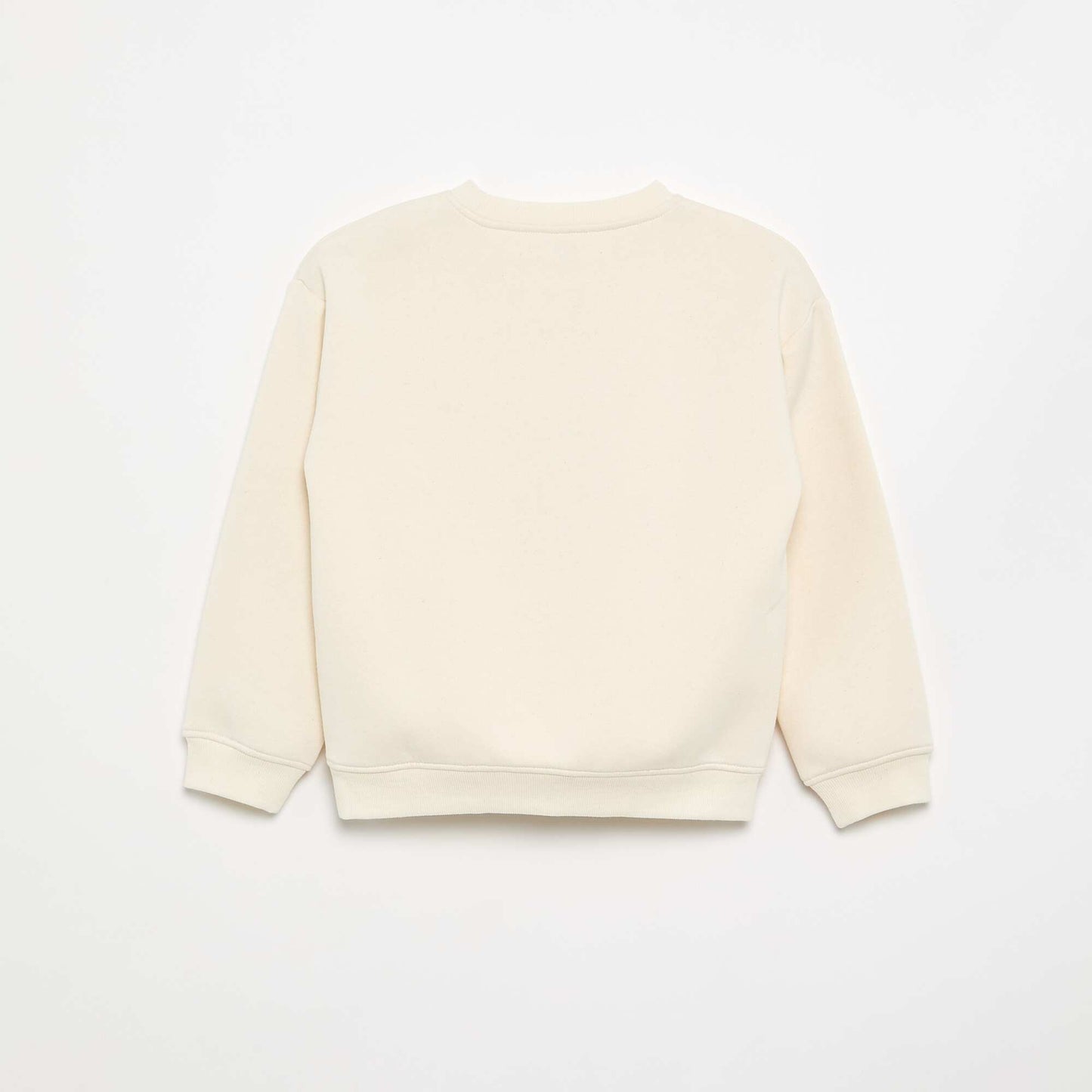 Sweat loose avec imprimé BEIGE
