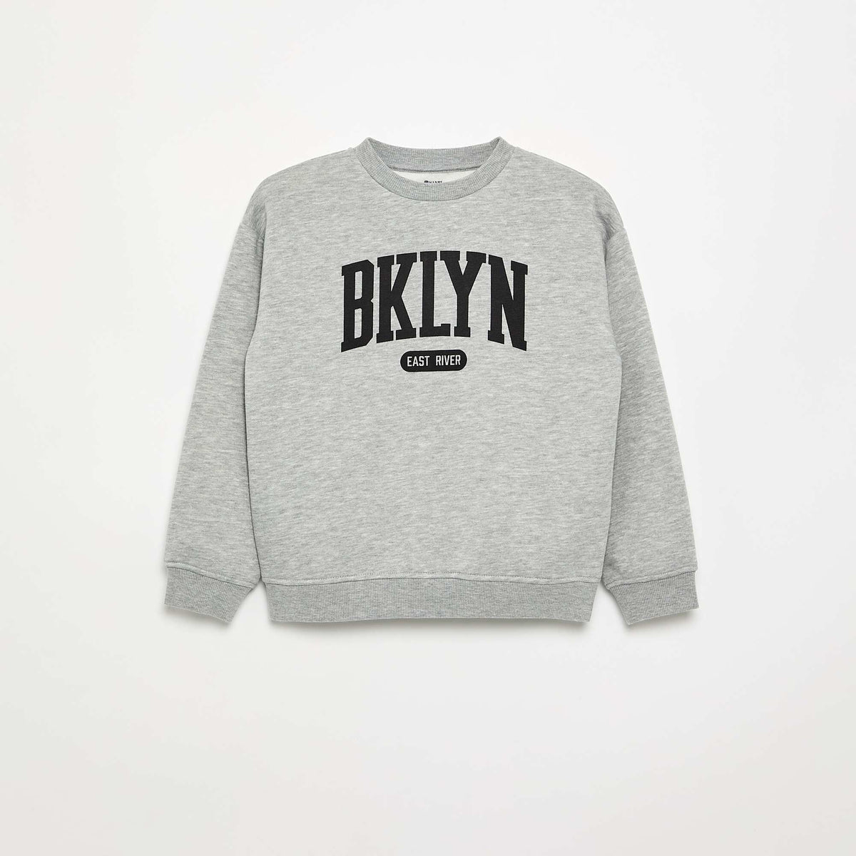 Sweat loose avec imprimé GRIS