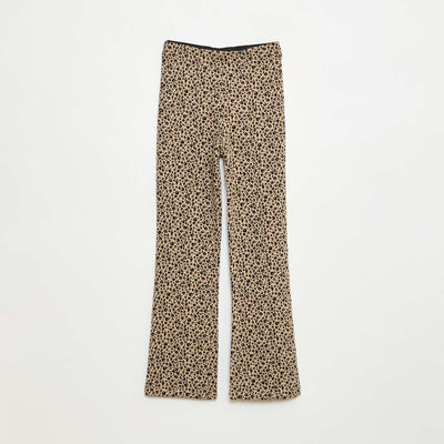 Pantalon flare BEIGE