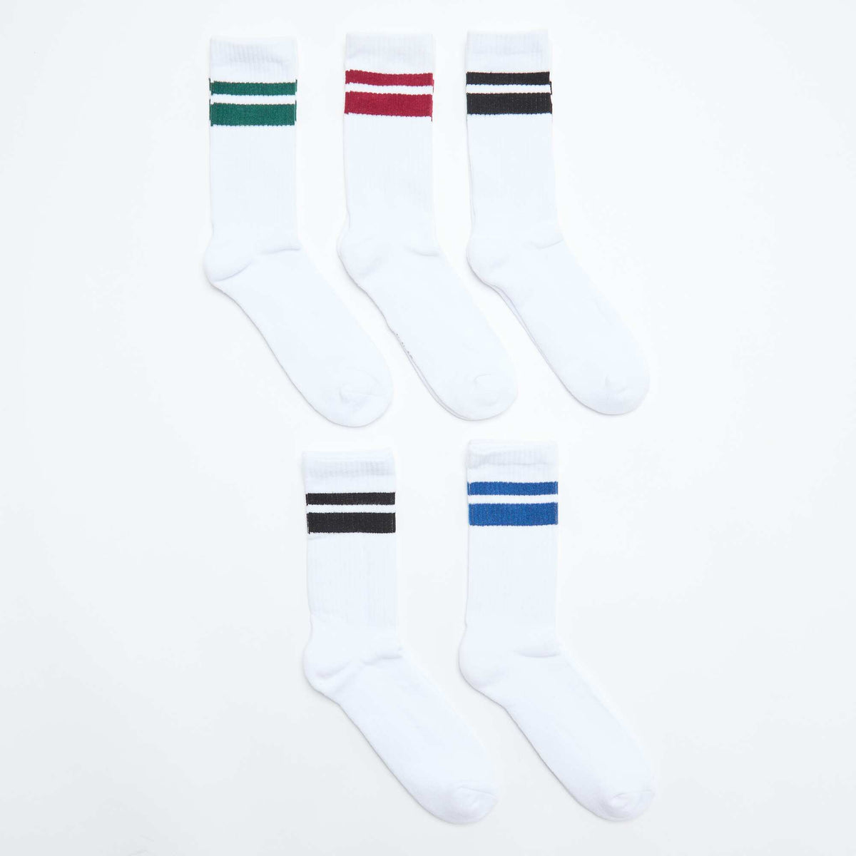 Lot de 5 paires de chaussettes BLANC