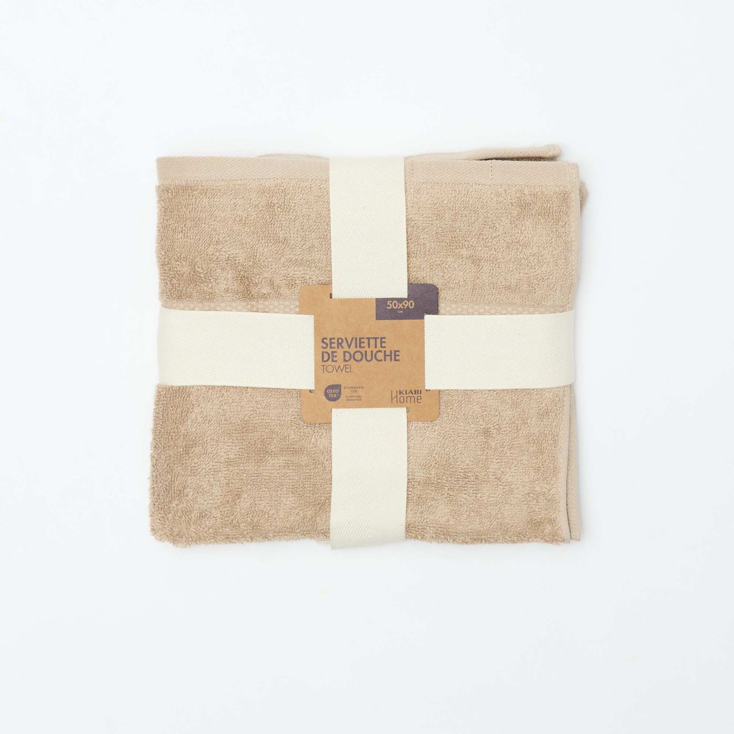 Serviette de bain 50x90 cm BEIGE