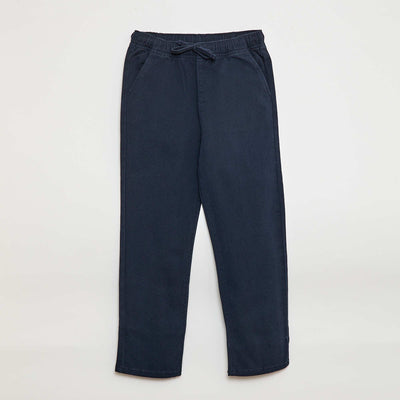 Jogpant avec cordons de serrage BLEU