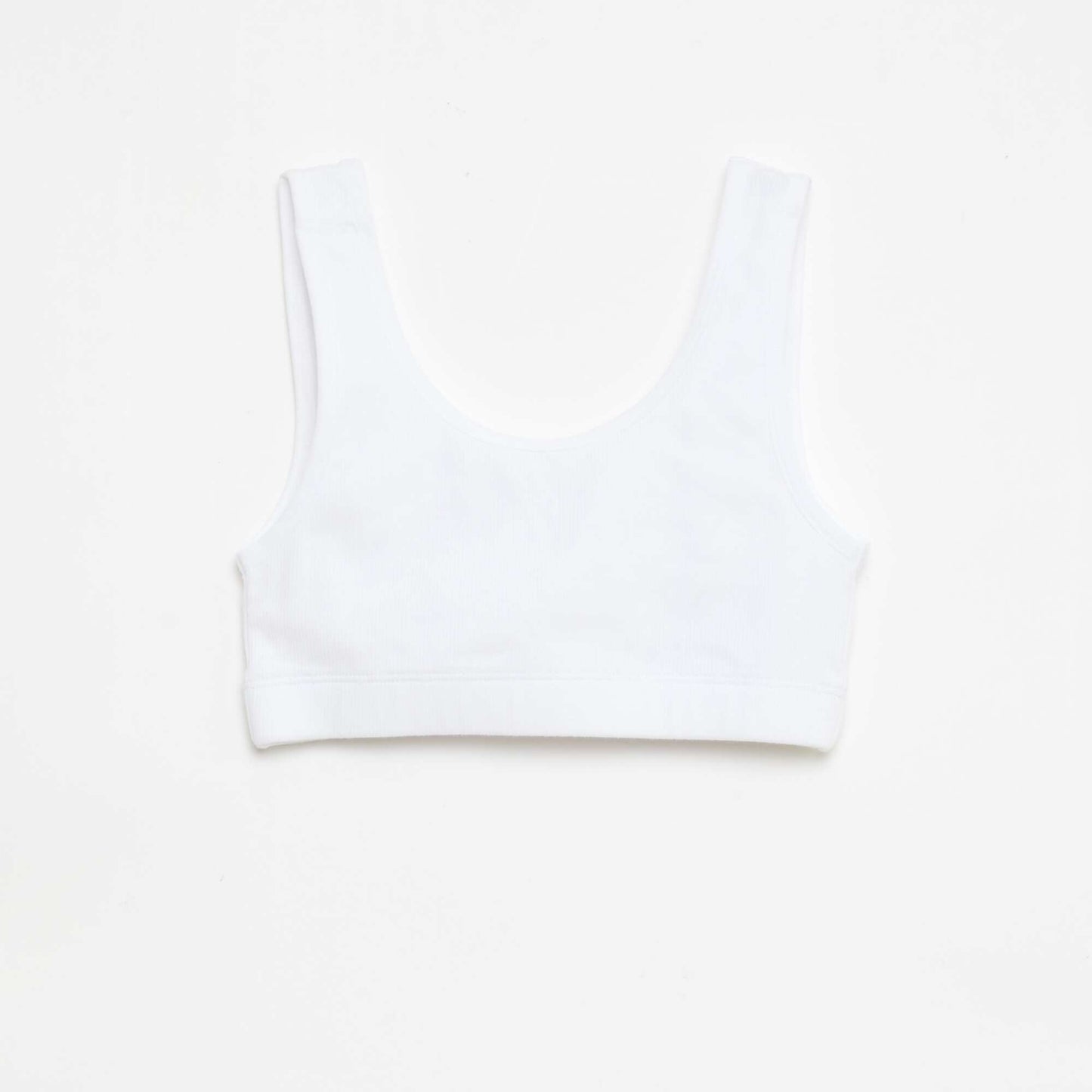 Lot de brassière en maille côtelée NOIR