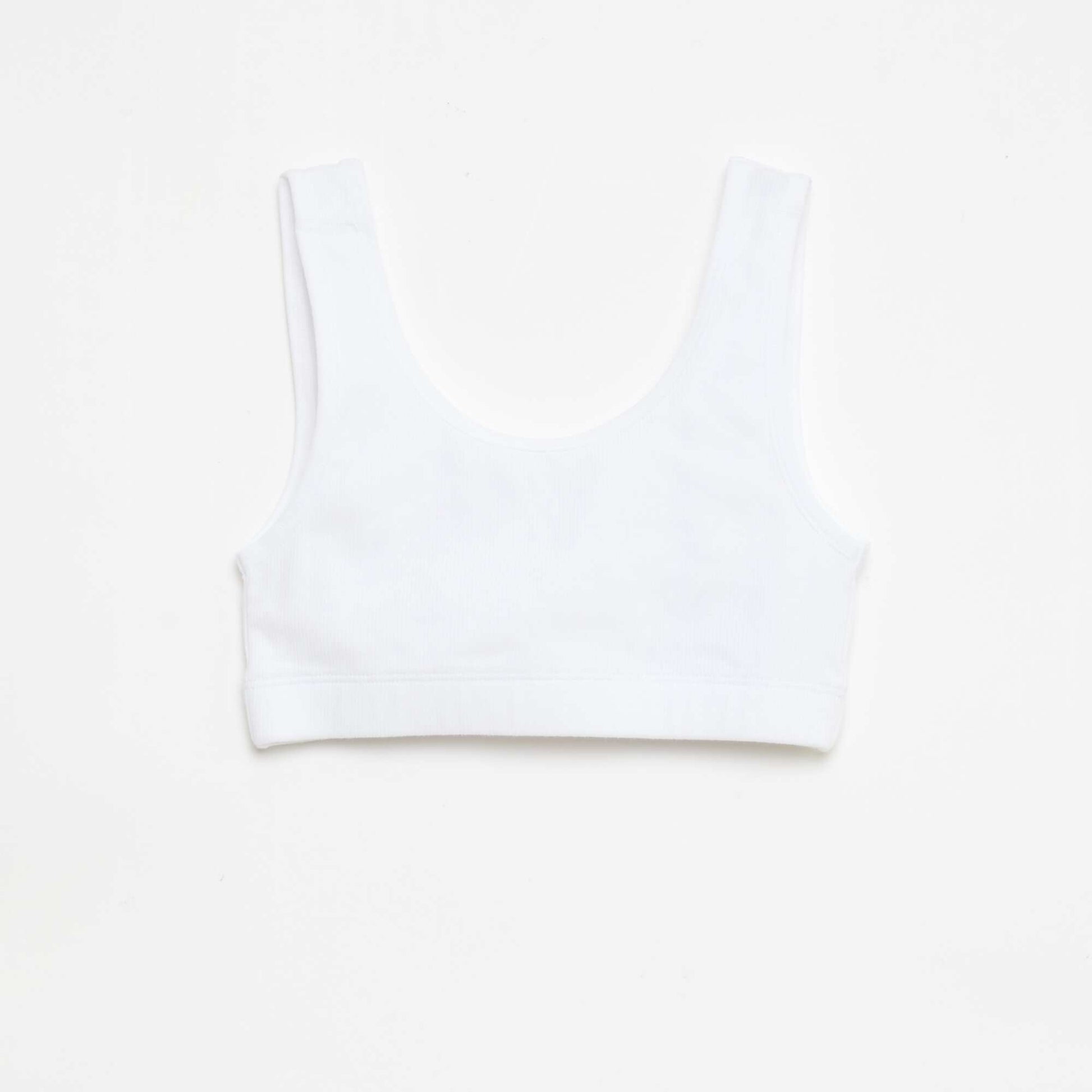 Lot de brassière en maille côtelée NOIR