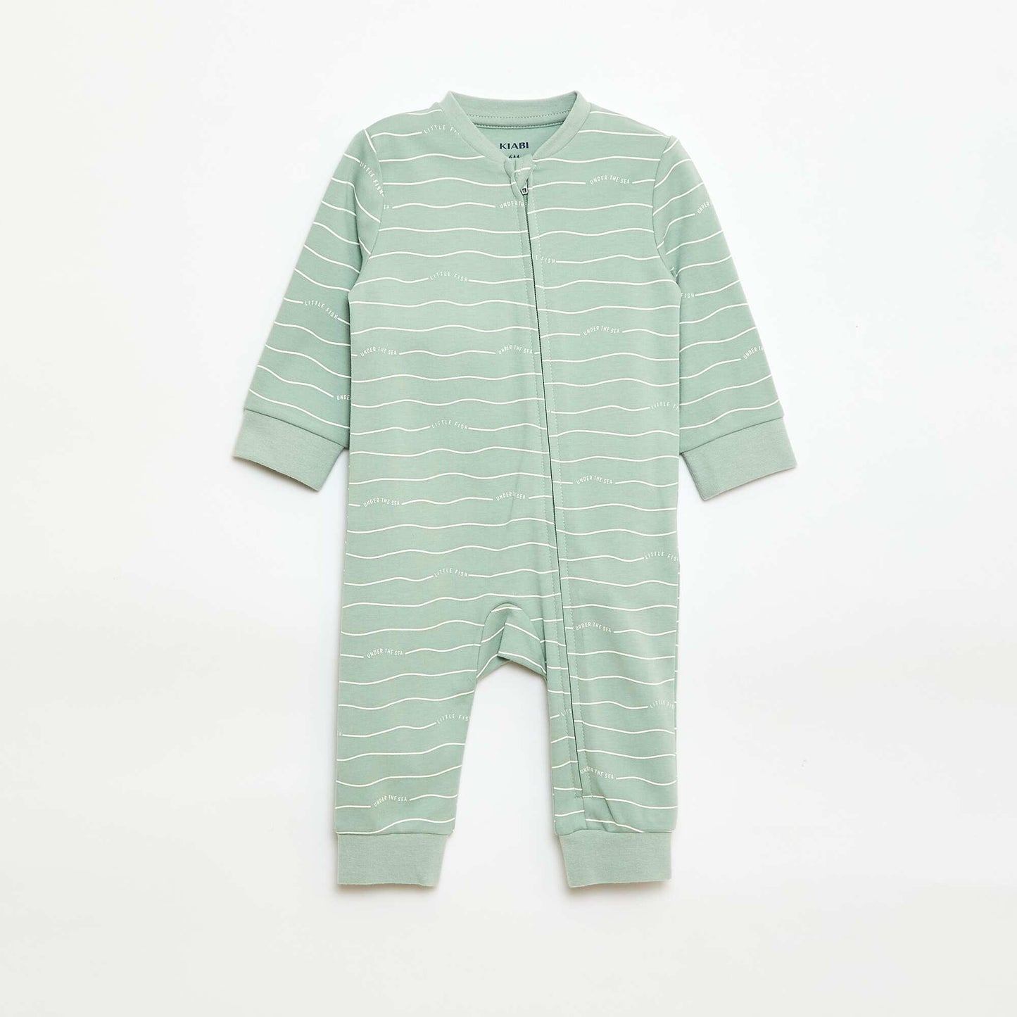 Ensemble dors-bien + gilet matelassé VERT