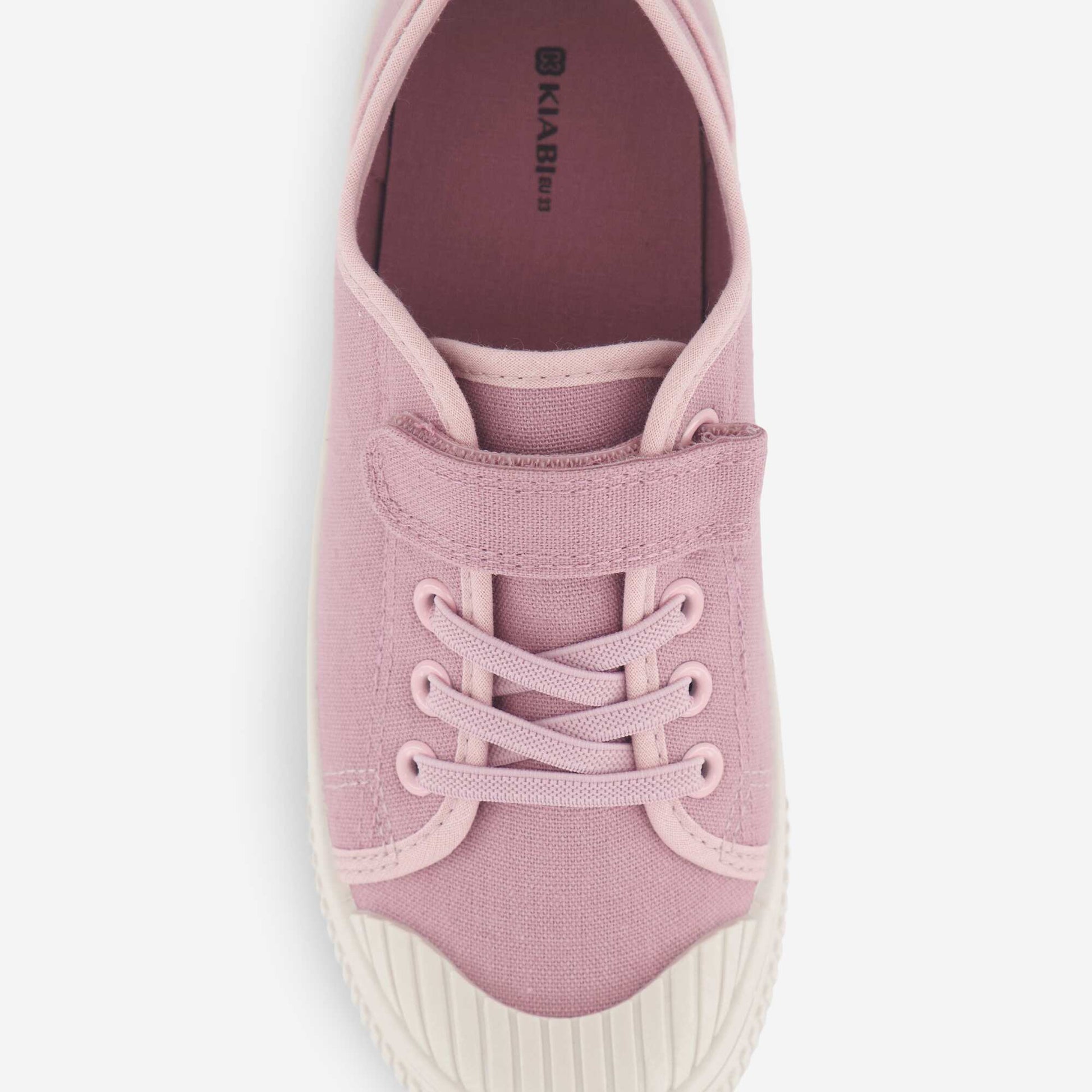 Baskets en toile imprimé damiers ROSE