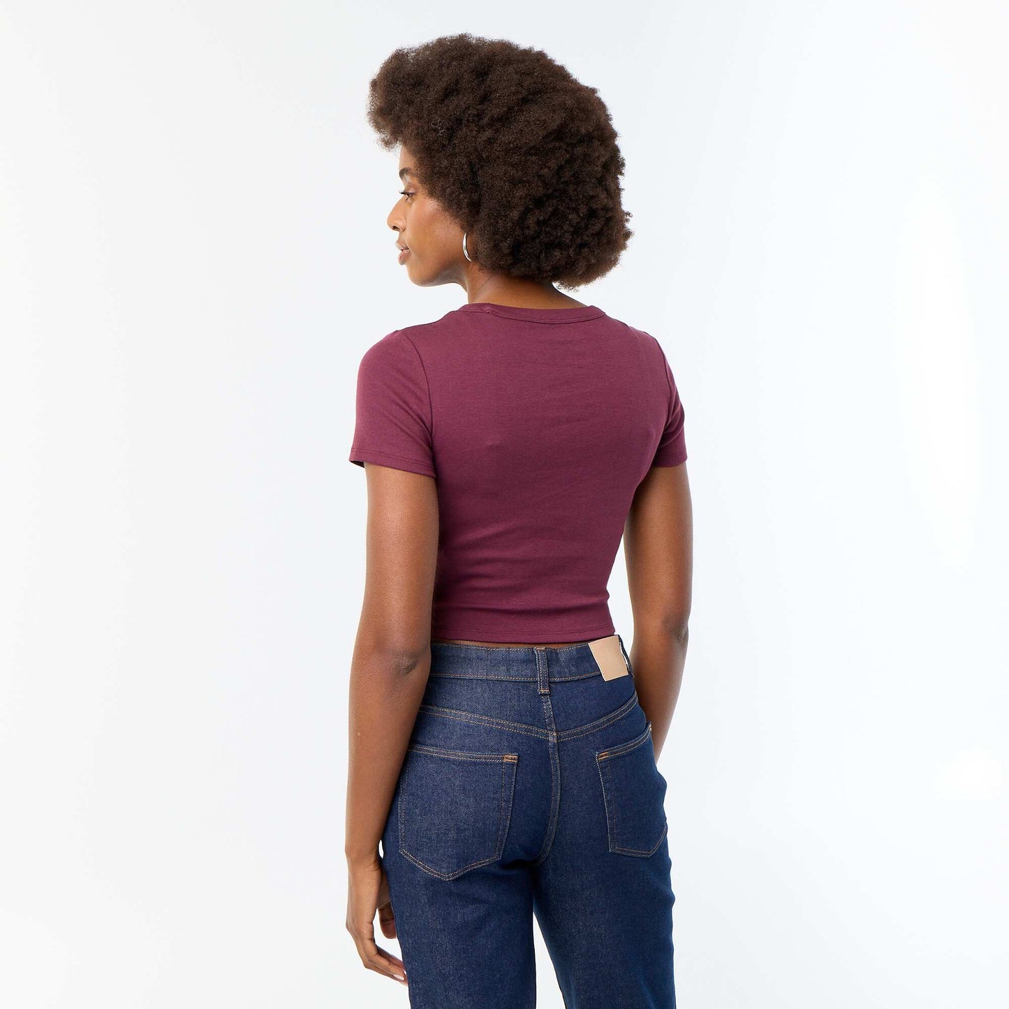 T-shirt imprimé à manches courtes à motif VIOLET