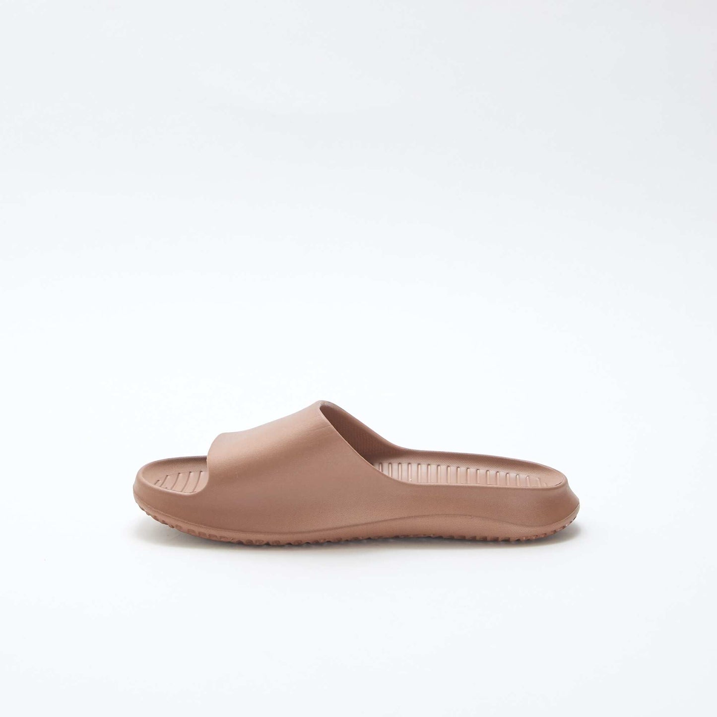 Mules de piscine compensées MARRON