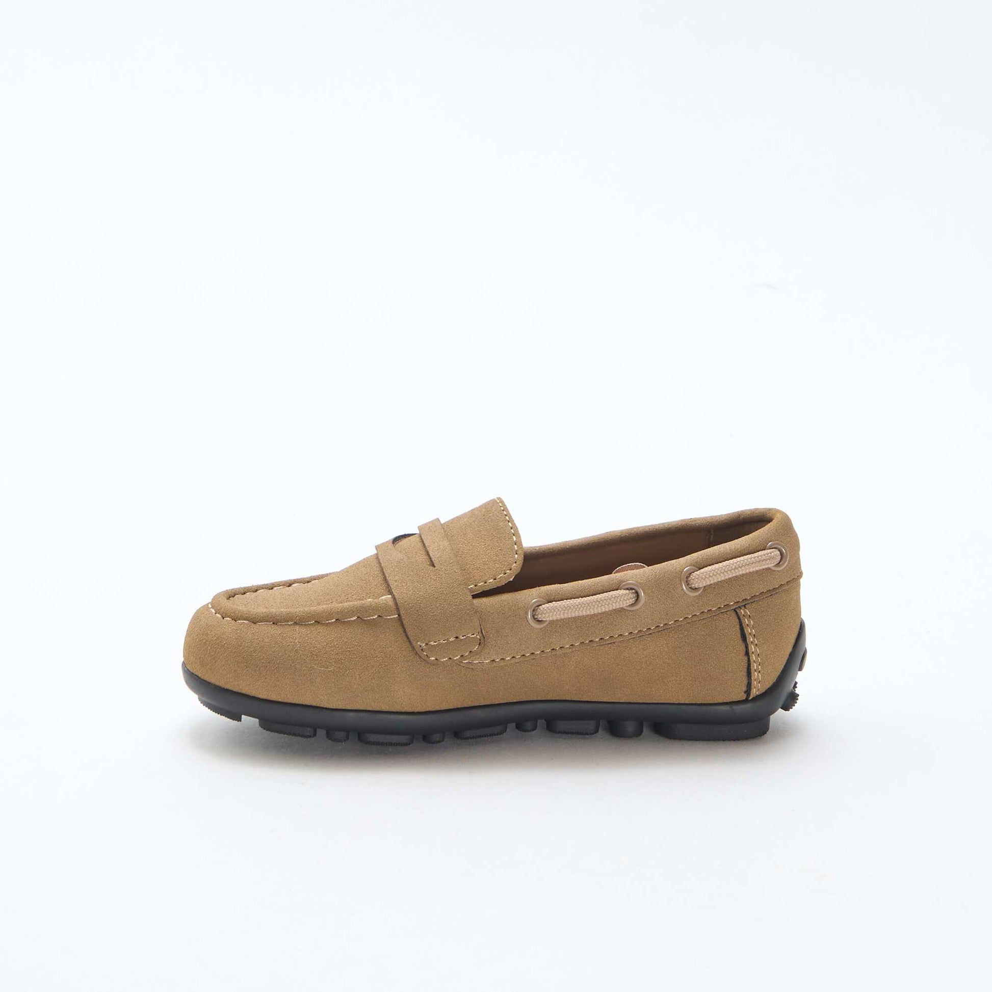Mocassins unis MARRON