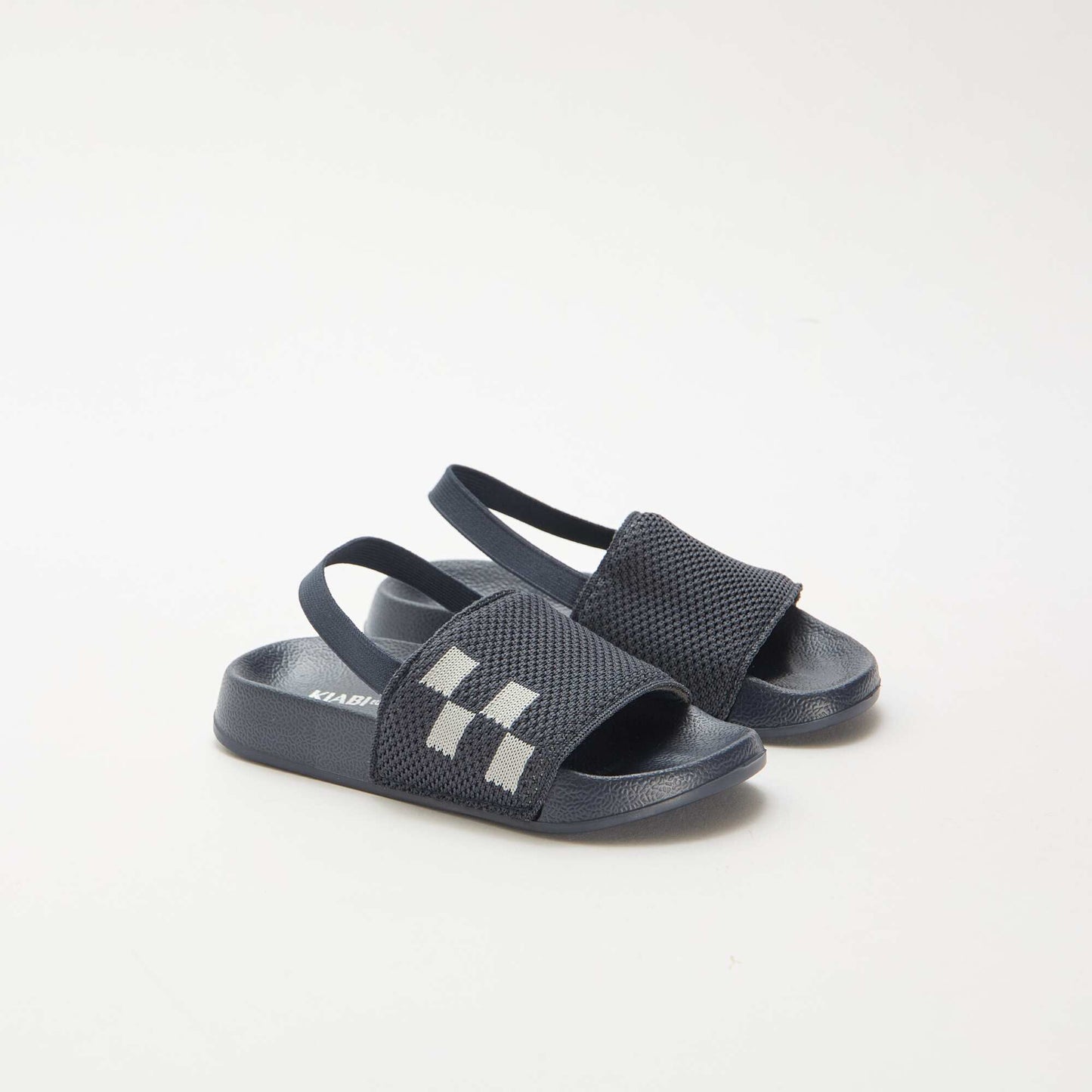 Mules de piscine élastiquées BLEU