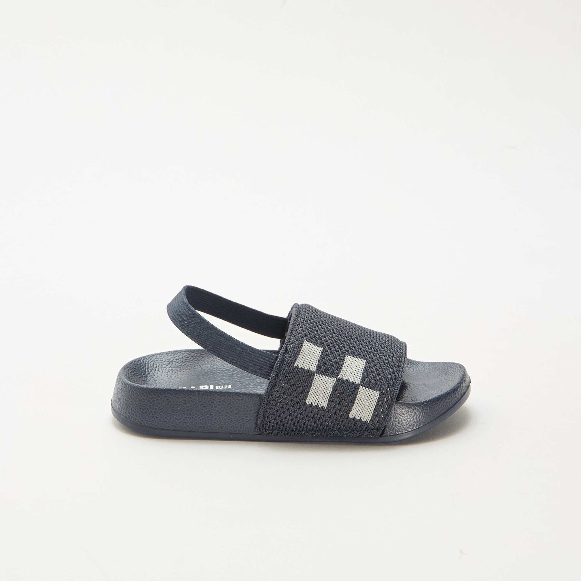 Mules de piscine élastiquées BLEU