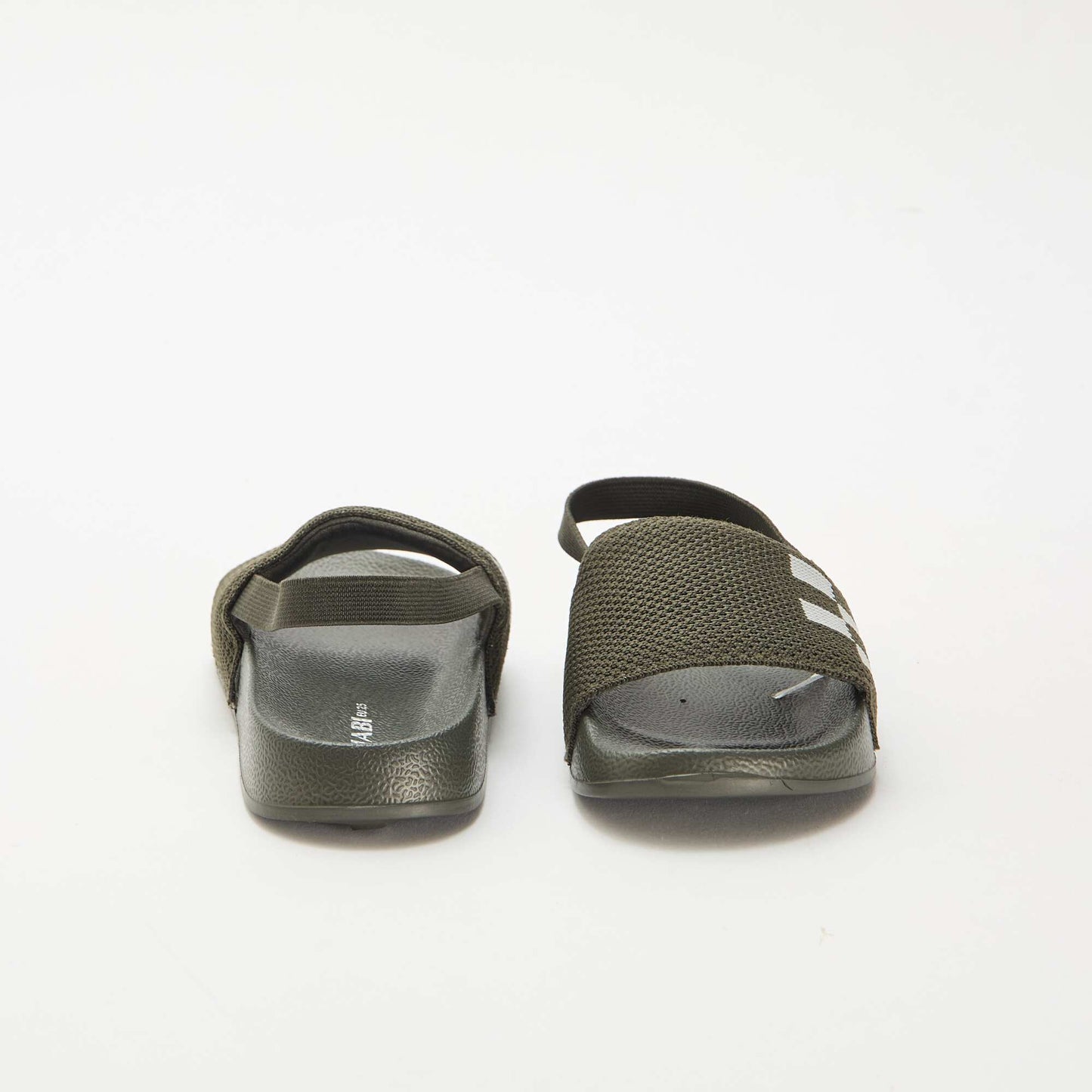 Mules de piscine élastiquées KAKI