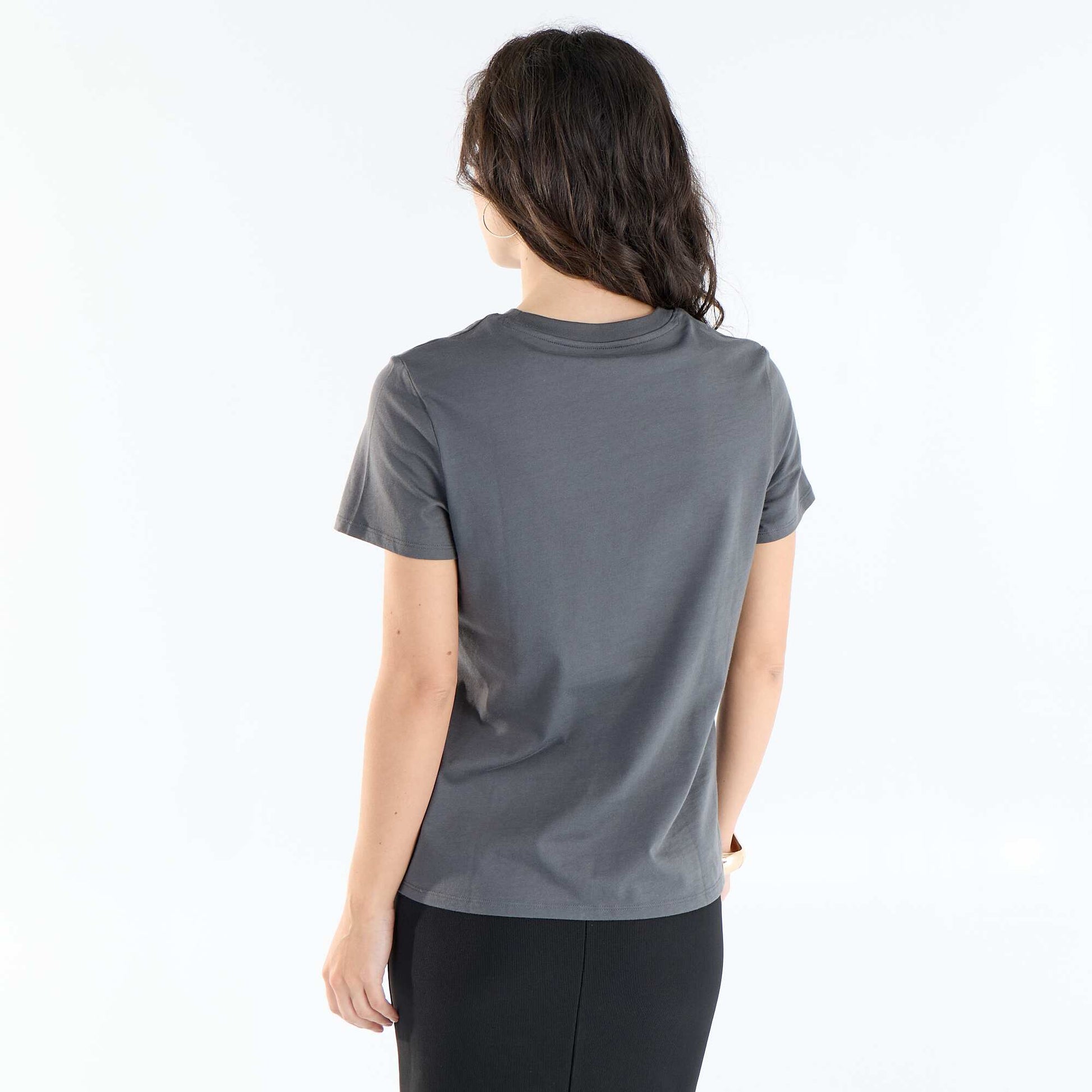 Tee-shirt en jersey manches courtes GRIS