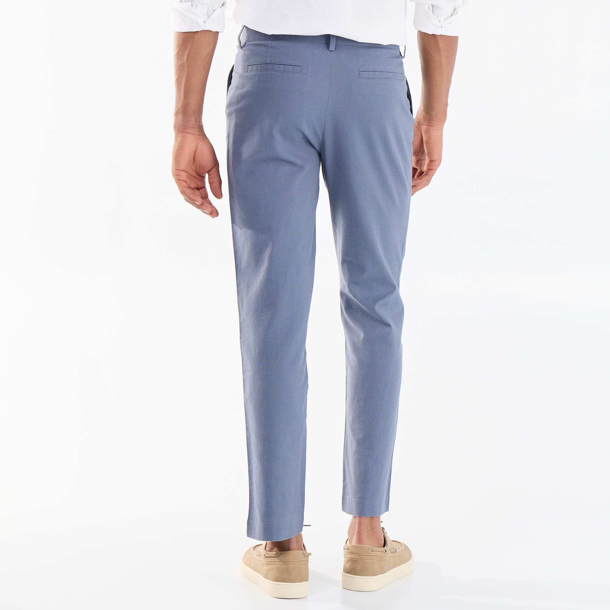 Chino uni taille standard BLEU