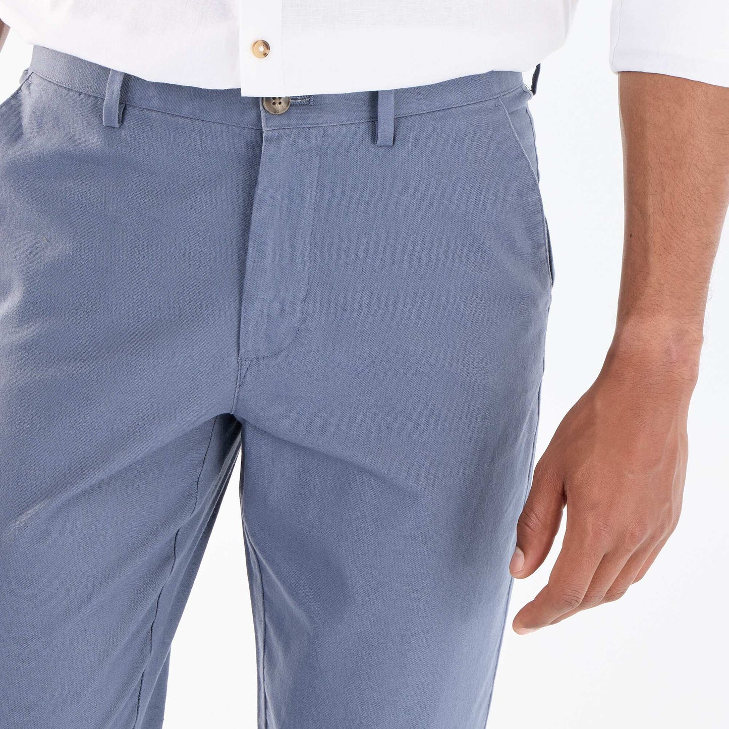 Chino uni taille standard BLEU