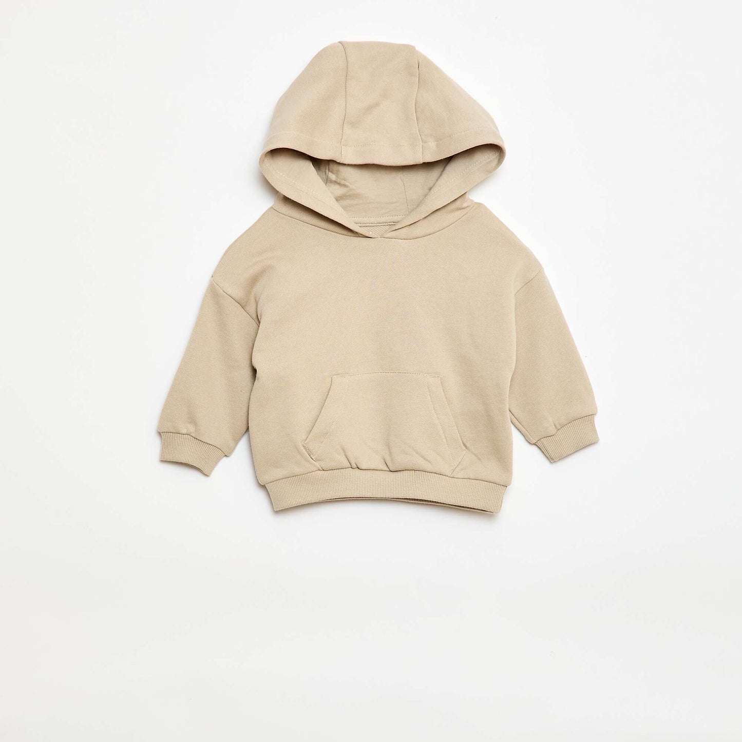 Ensemble sweat à capuche + jogging monochrome - 2 pièces BEIGE
