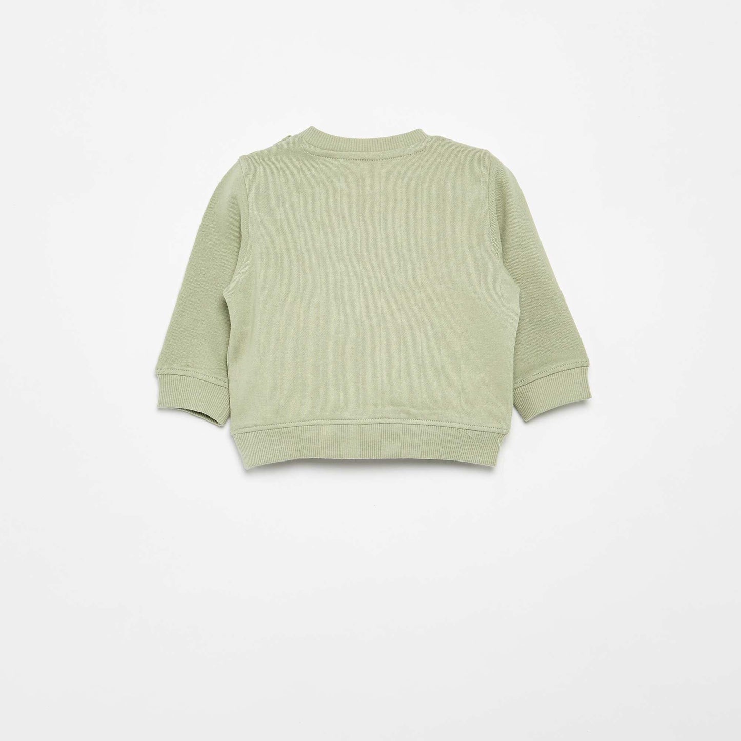 Sweat en molleton léger imprimé VERT
