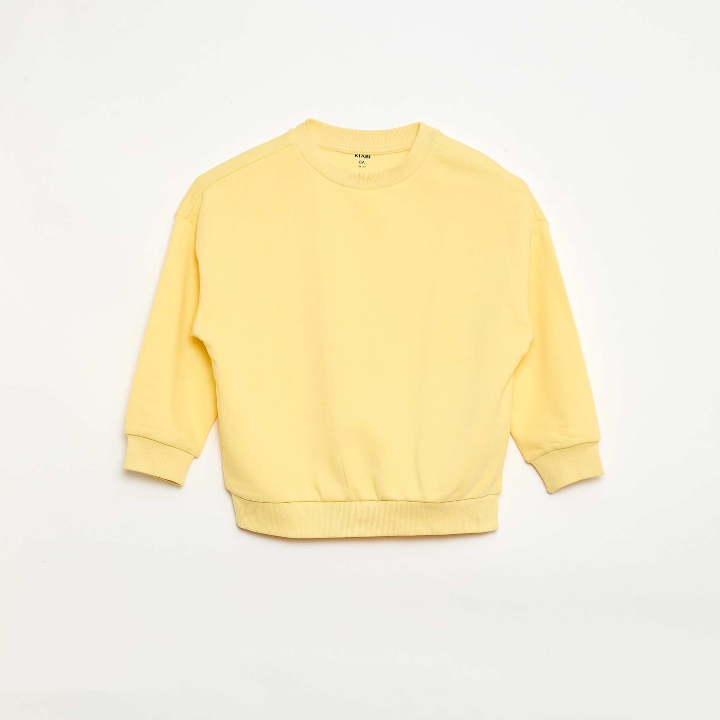 Lot de 2 sweats french terry en coton JAUNE