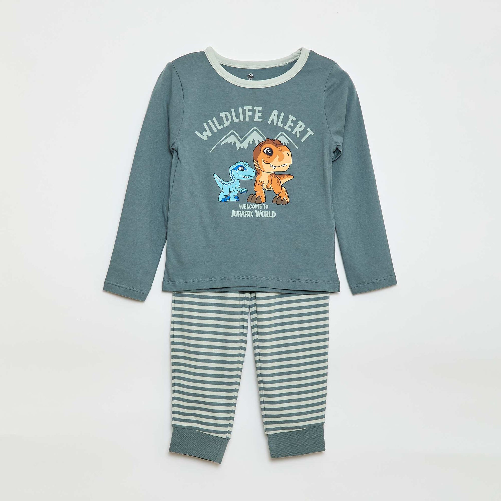 Pyjama long imprimé 'Jurassic World' VERT
