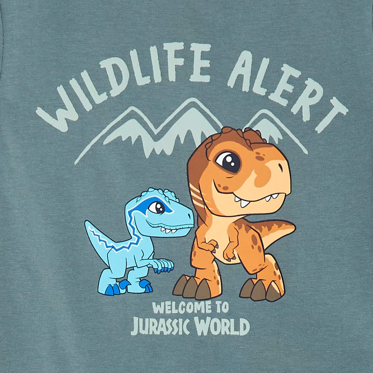 Pyjama long imprimé 'Jurassic World' VERT