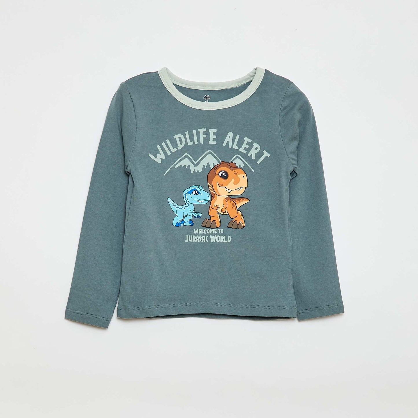 Pyjama long imprimé 'Jurassic World' VERT