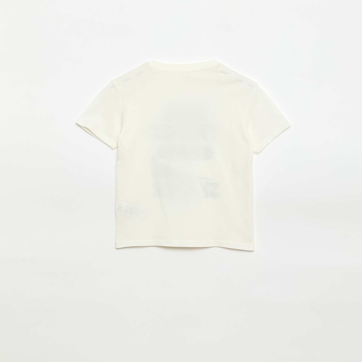 T-shirt à manches courtes imprimé BLANC