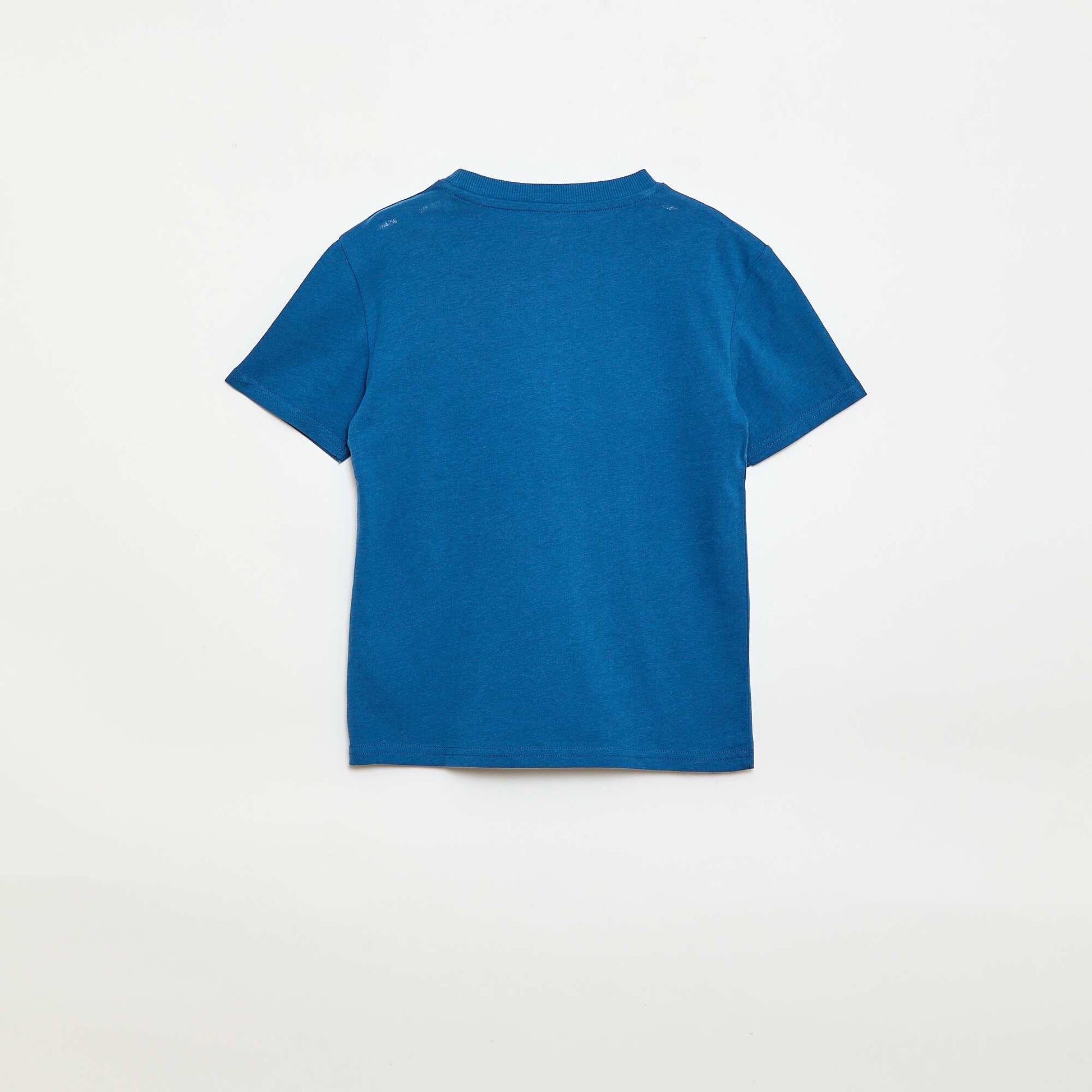 T-shirt à manches courtes imprimé BLEU