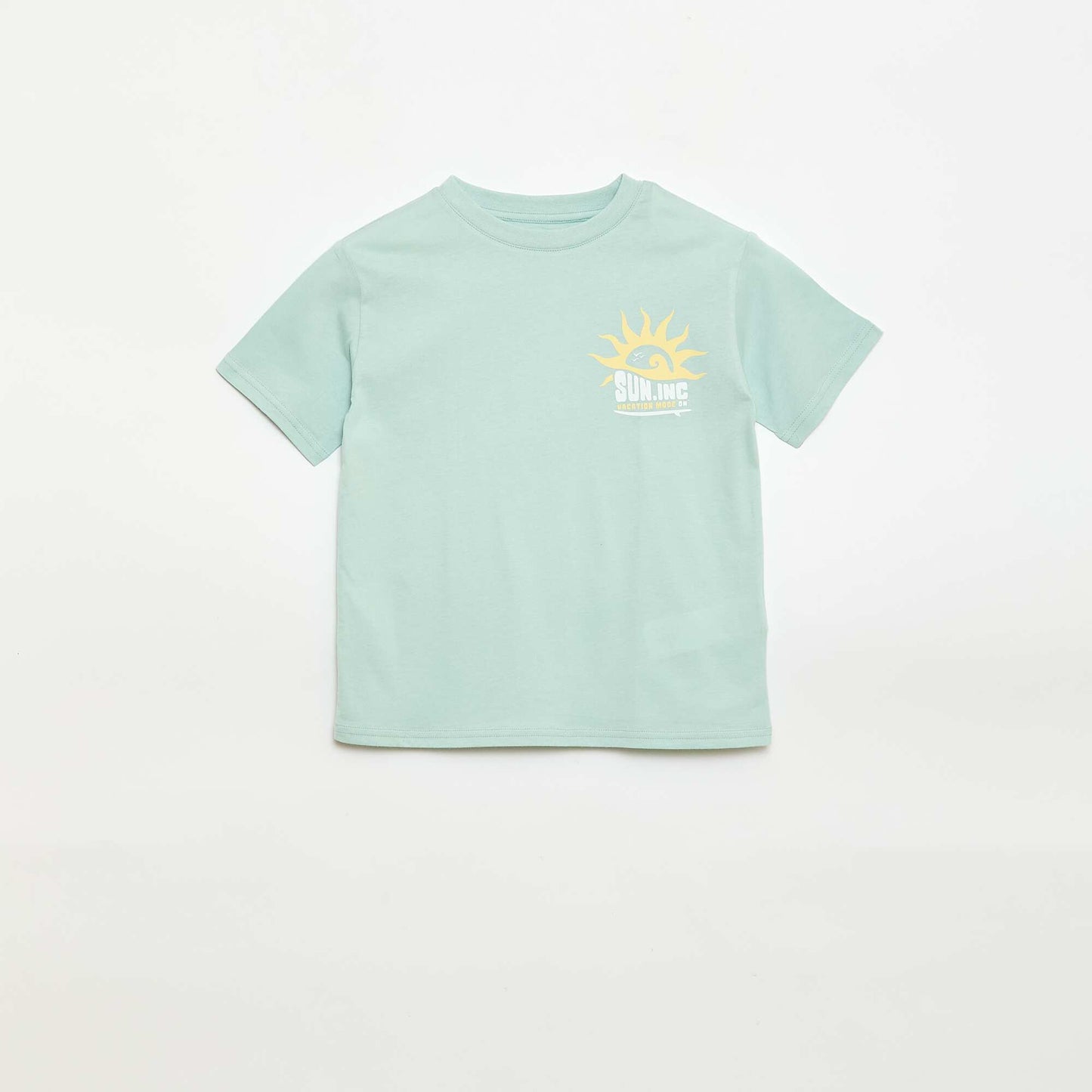 T-shirt à manches courtes imprimé VERT