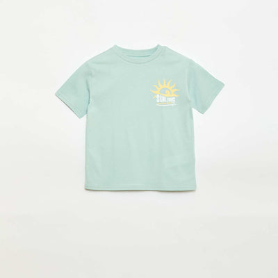 T-shirt à manches courtes imprimé VERT