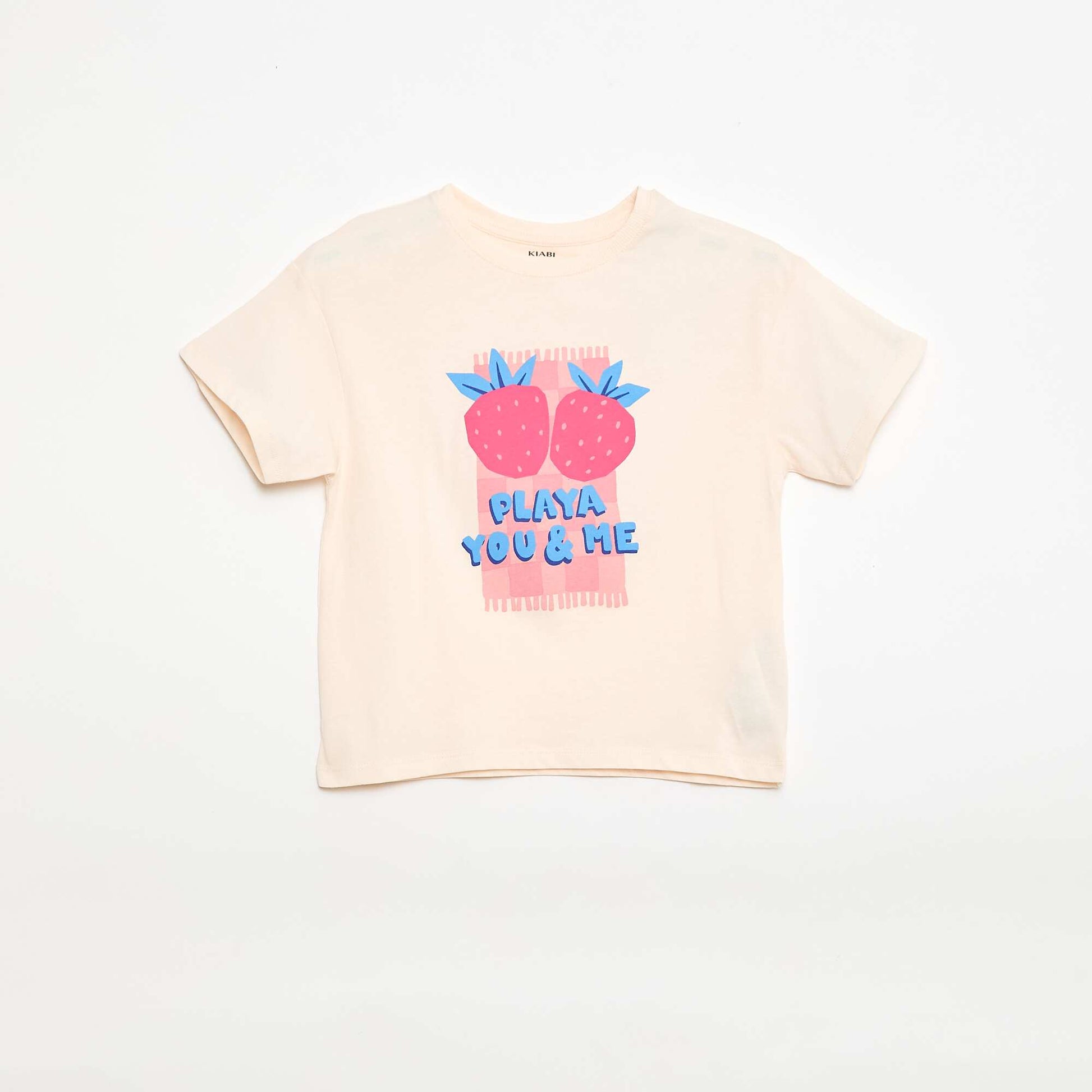 T-shirt imprimé fantaisie ROSE