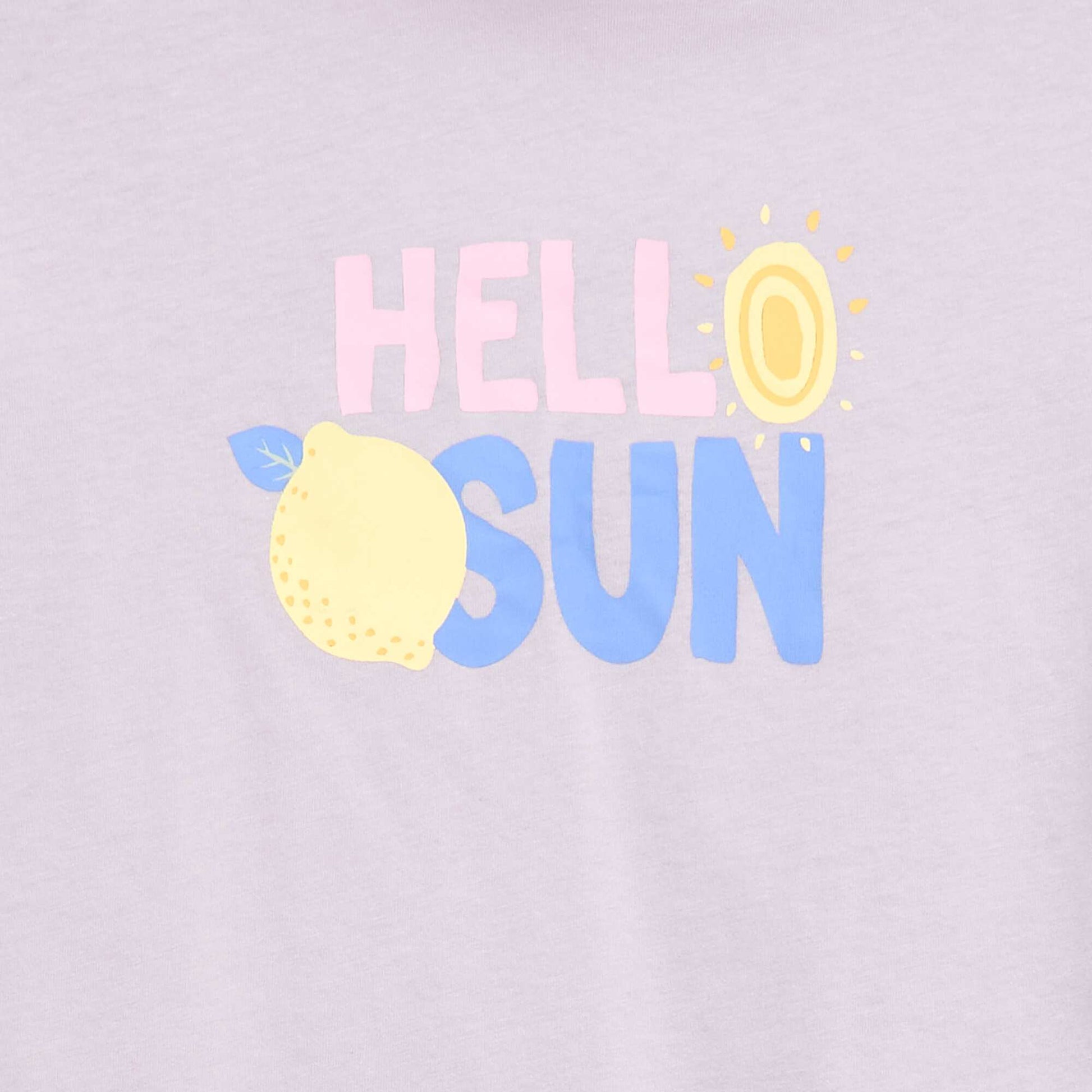 T-shirt imprimé fantaisie VIOLET