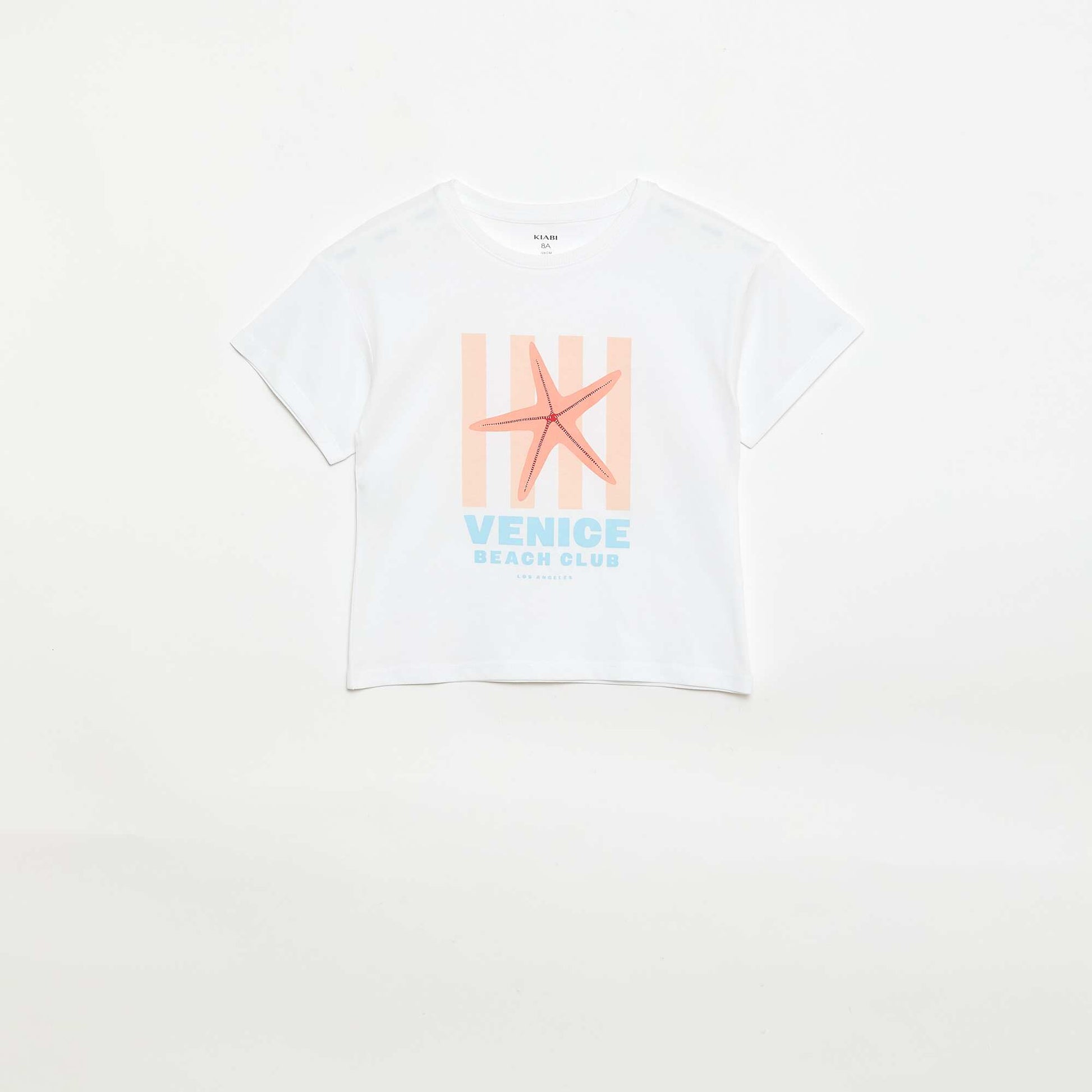 T-shirt imprimé fantaisie ORANGE