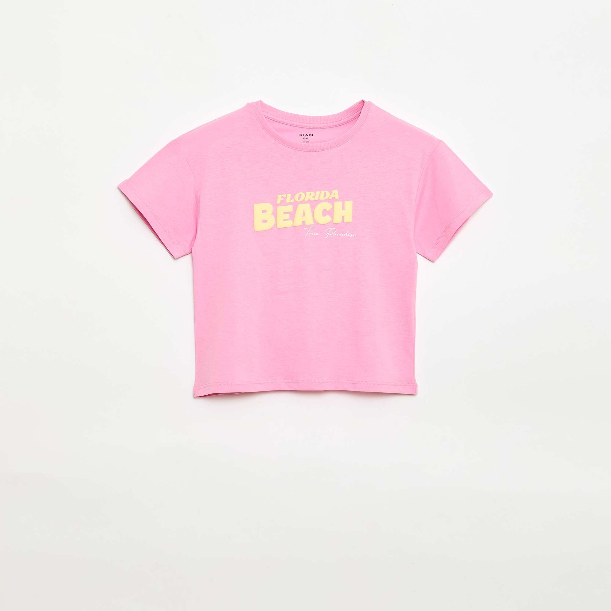 T-shirt imprimé fantaisie ROSE