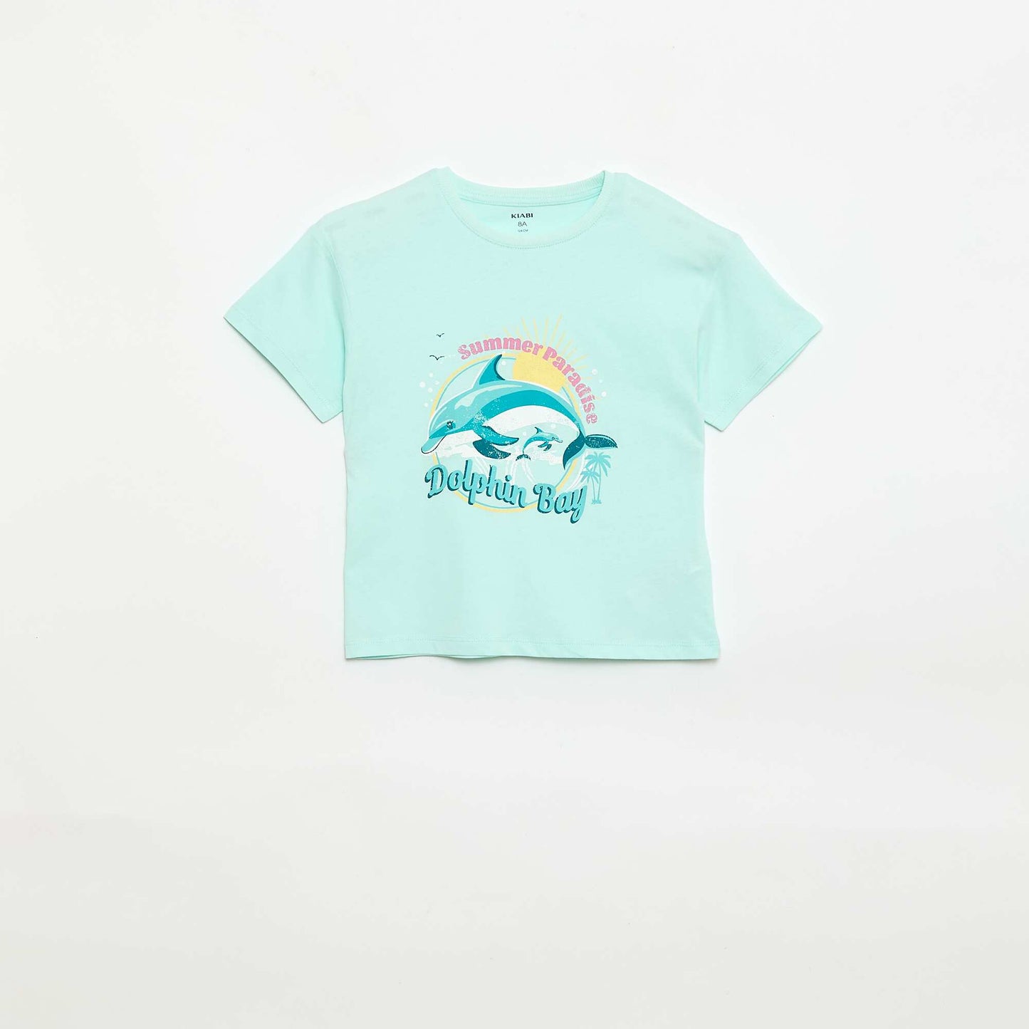 T-shirt imprimé fantaisie BLEU