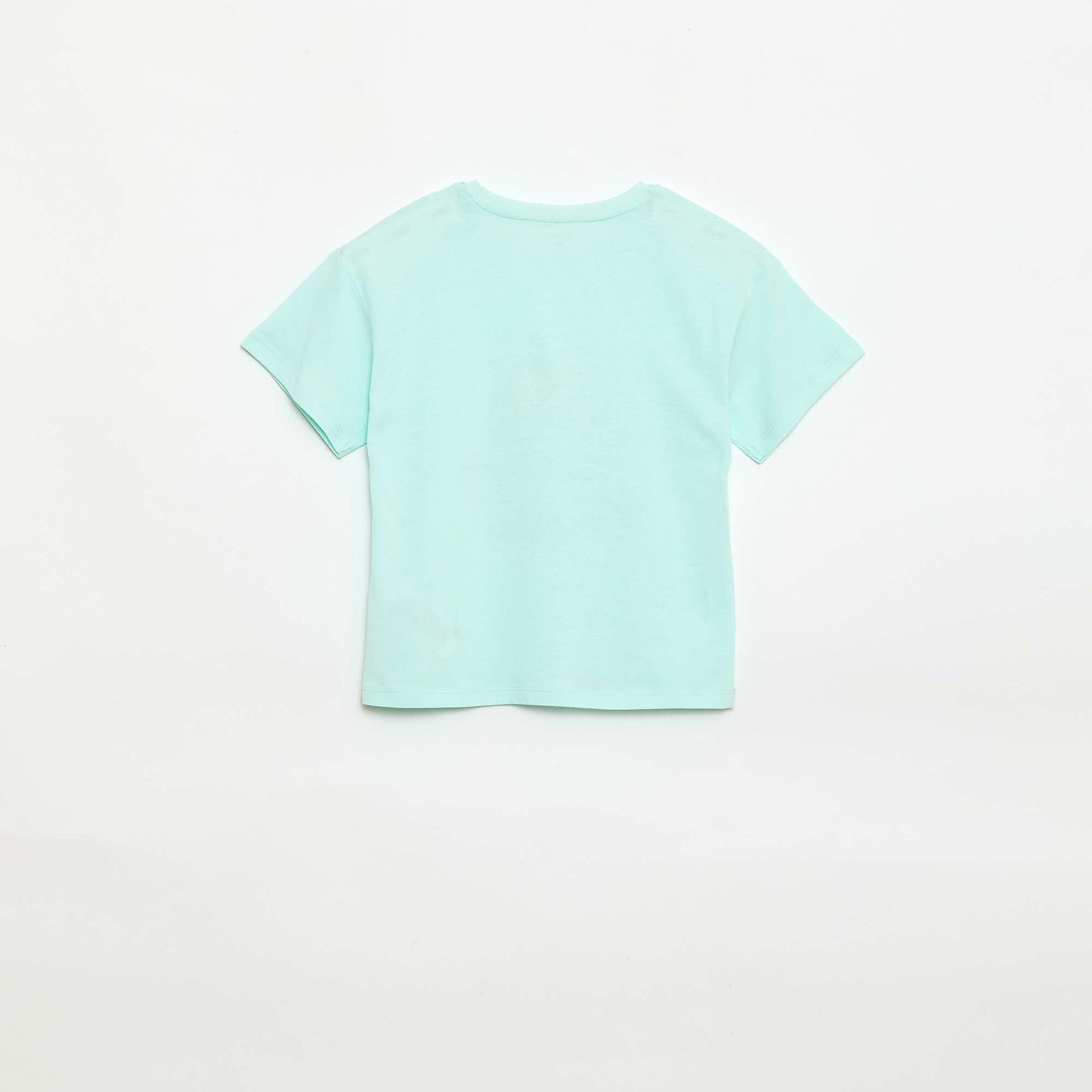 T-shirt imprimé fantaisie BLEU
