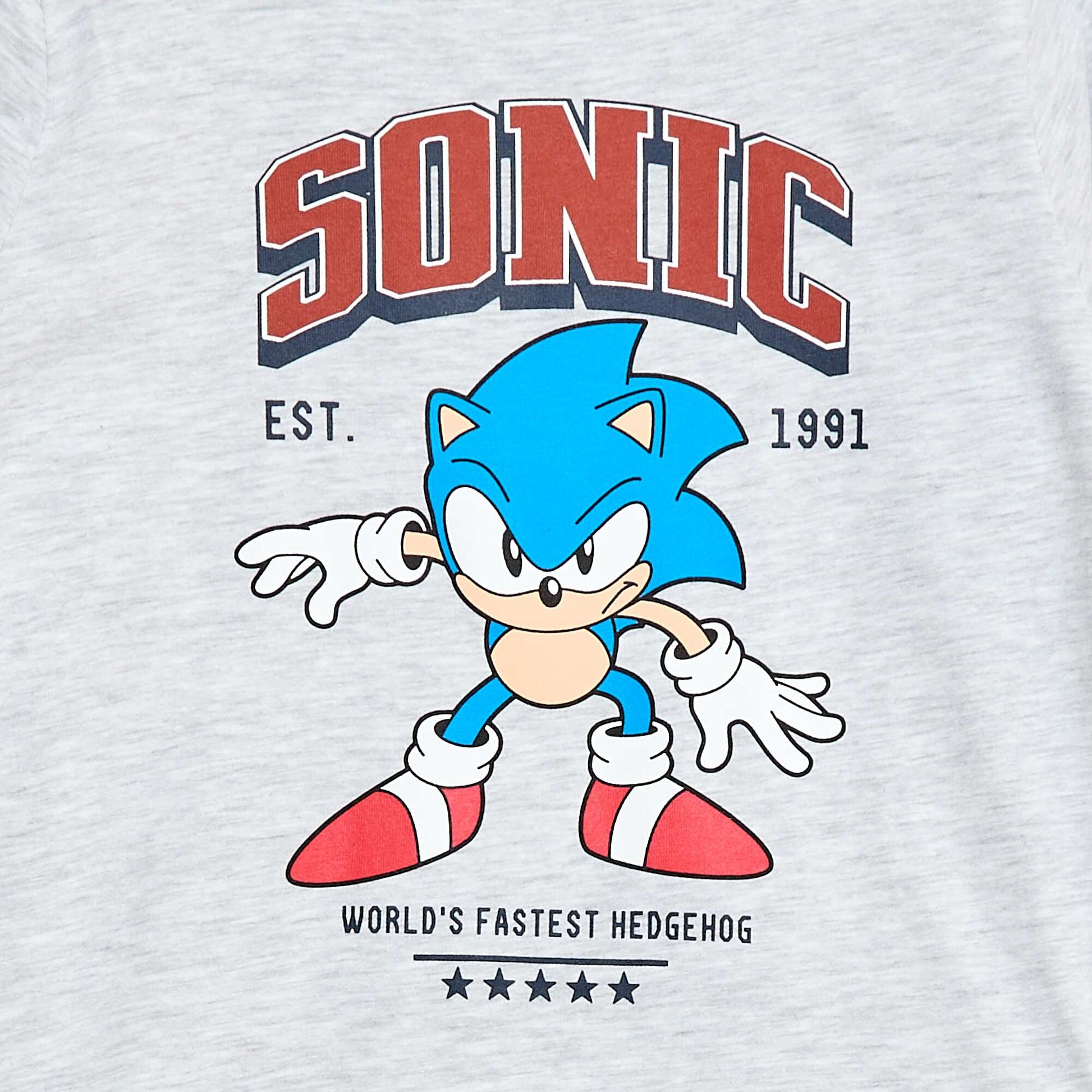 Ensemble pyjama long 'Sonic' - 2 pièces BLEU