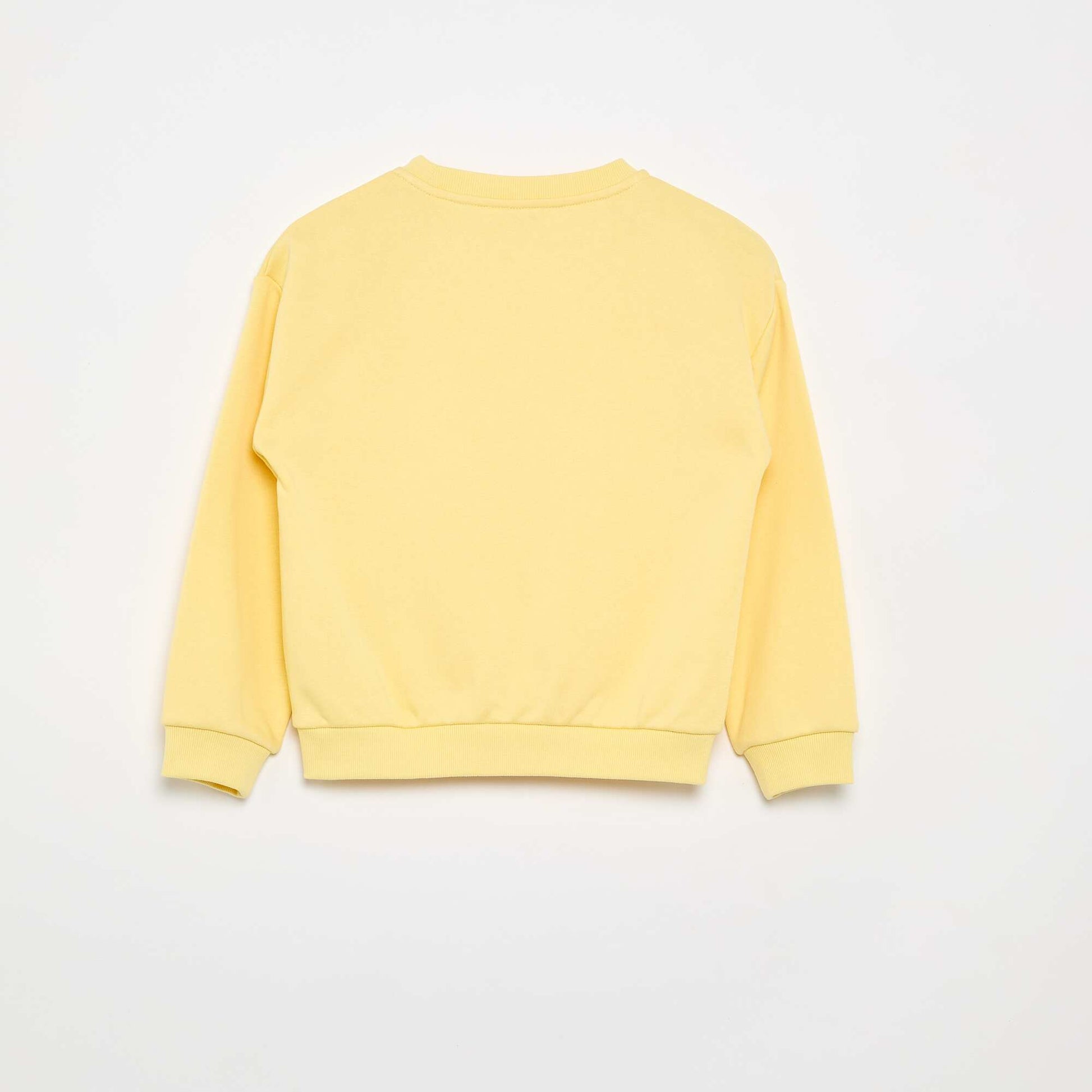 Sweat en molleton léger JAUNE