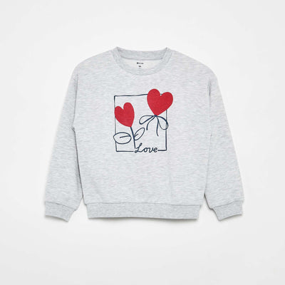 Sweat en molleton léger GRIS