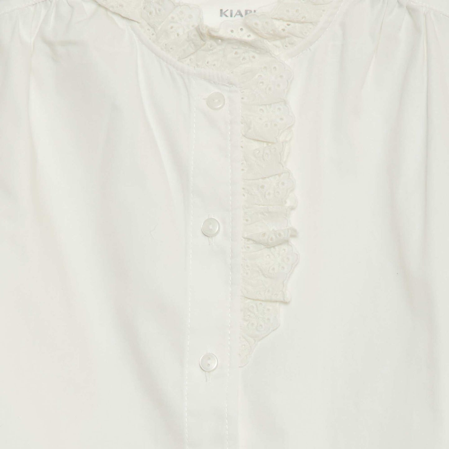 Chemise à col fantaisie BLANC