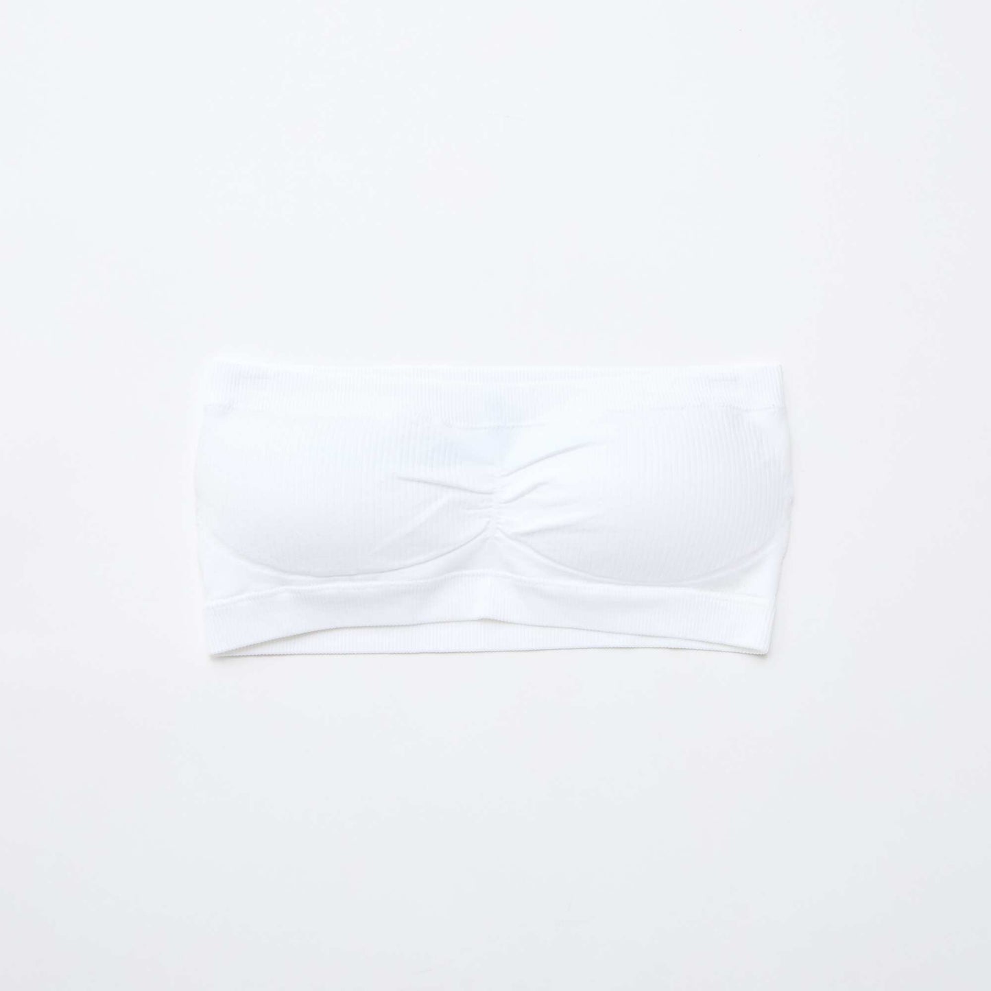 Lot de 2 bandeaux rib sans coutures BLANC/NOIR
