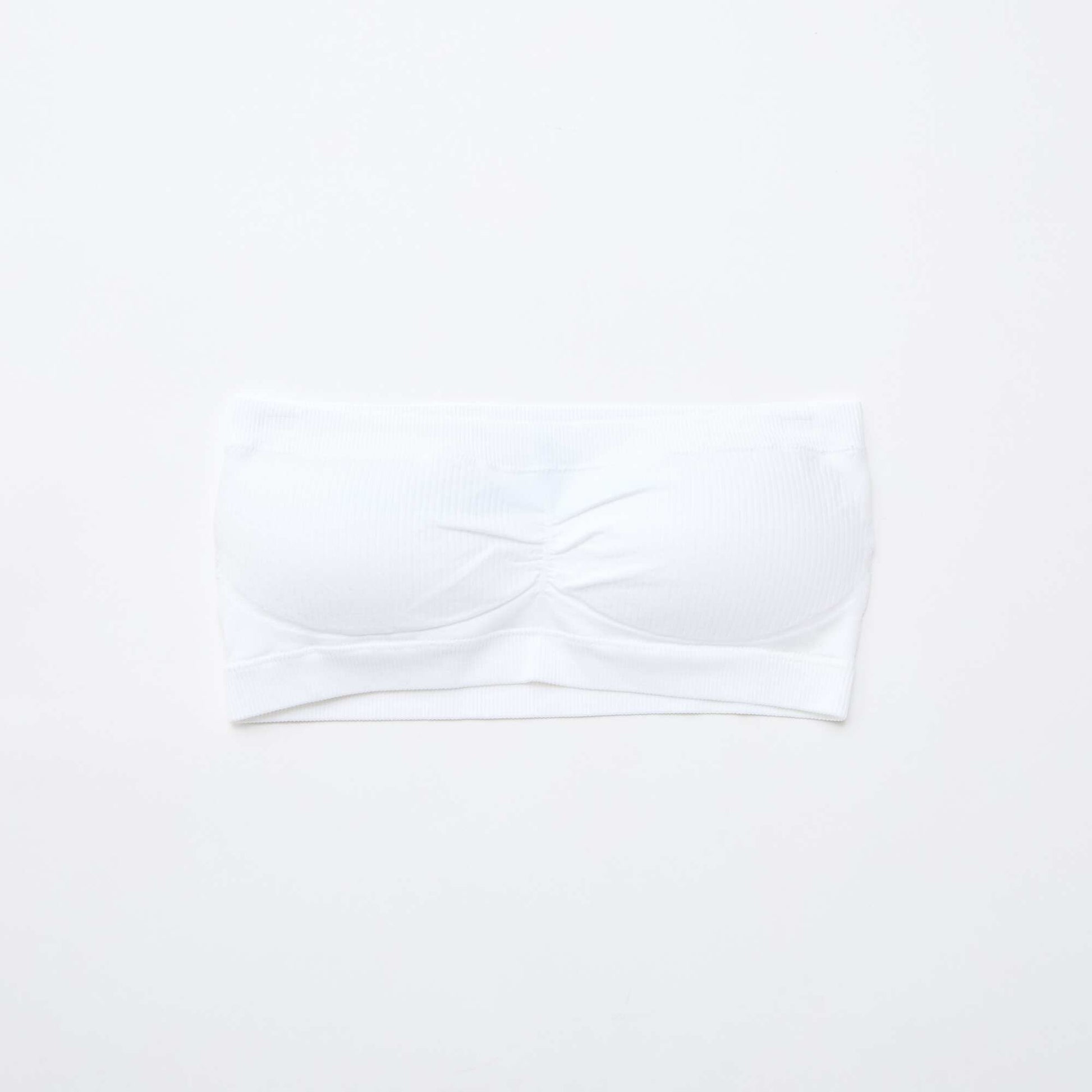 Lot de 2 bandeaux rib sans coutures BLANC/NOIR