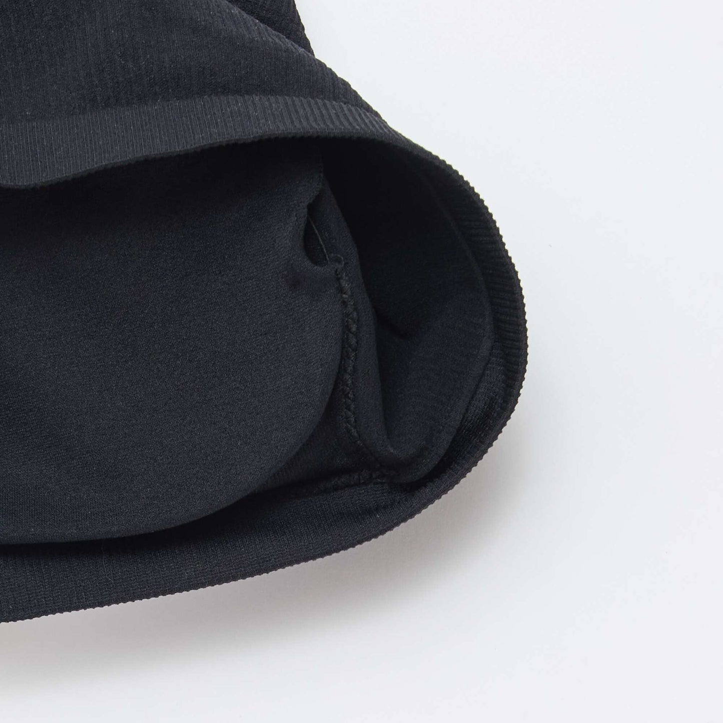 Lot de 2 bandeaux rib sans coutures BLANC/NOIR