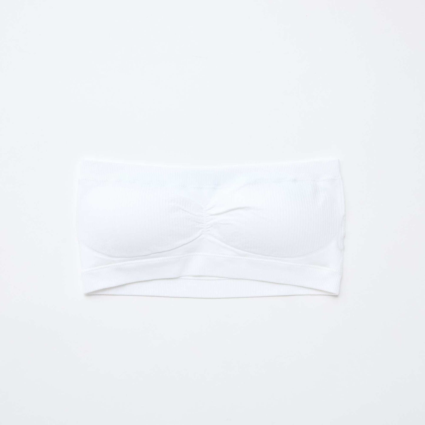 Lot de 2 bandeaux rib sans coutures BLEU/BLANC