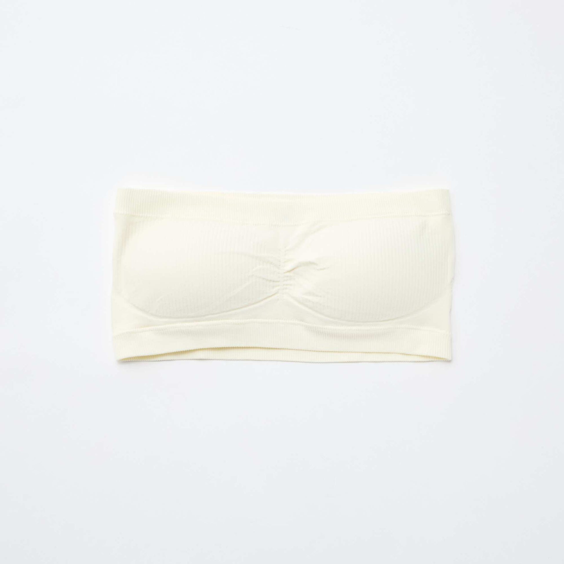 Lot de 2 bandeaux rib sans coutures CRèME/ROSE
