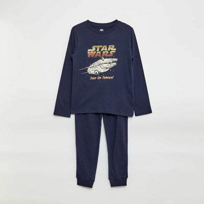 Ensemble pyjama long 'Star Wars' - 2 pièces BLEU
