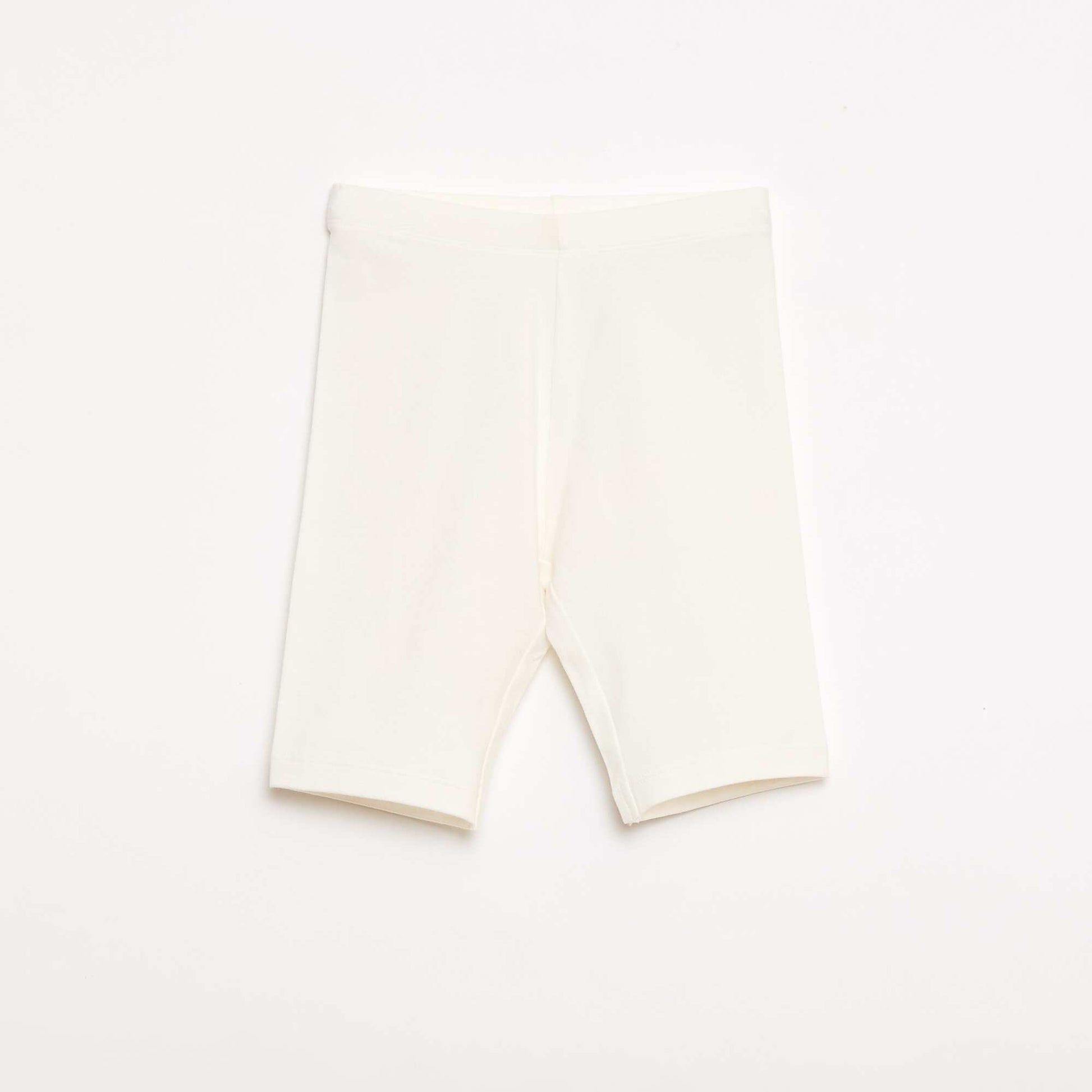 Lot de 2 shorts cyclistes BLANC