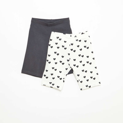 Lot de 2 shorts cyclistes NOIR
