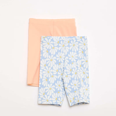 Lot de 2 shorts cyclistes ORANGE